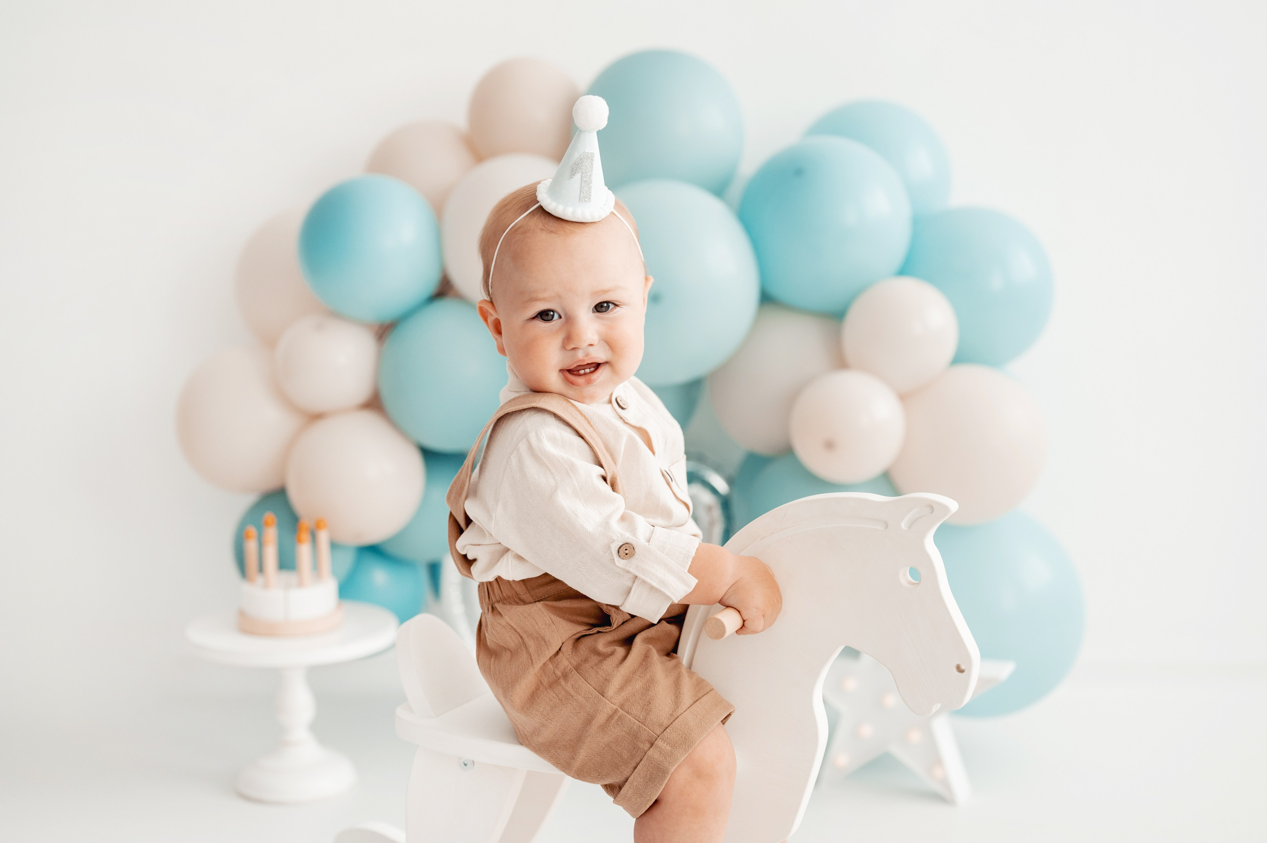 Съёмка первого года от начала и до конца. Детская фотостудия ст. Брюховецкая