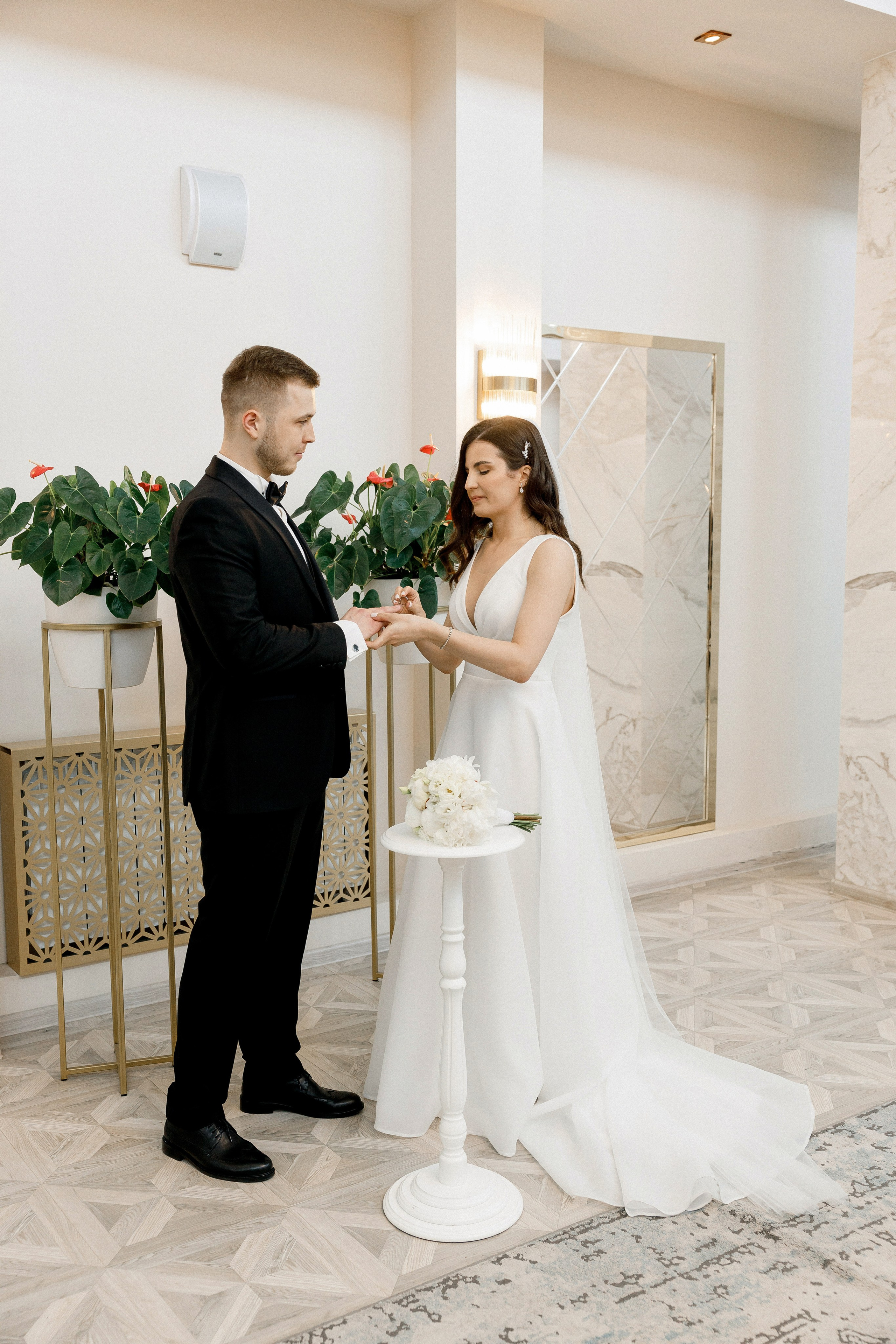 Свадебный ужин в Ресторане Michel на Красной Пресне. Свадебный фотограф в Москве и Санкт-Петербурге Денис Ходюков