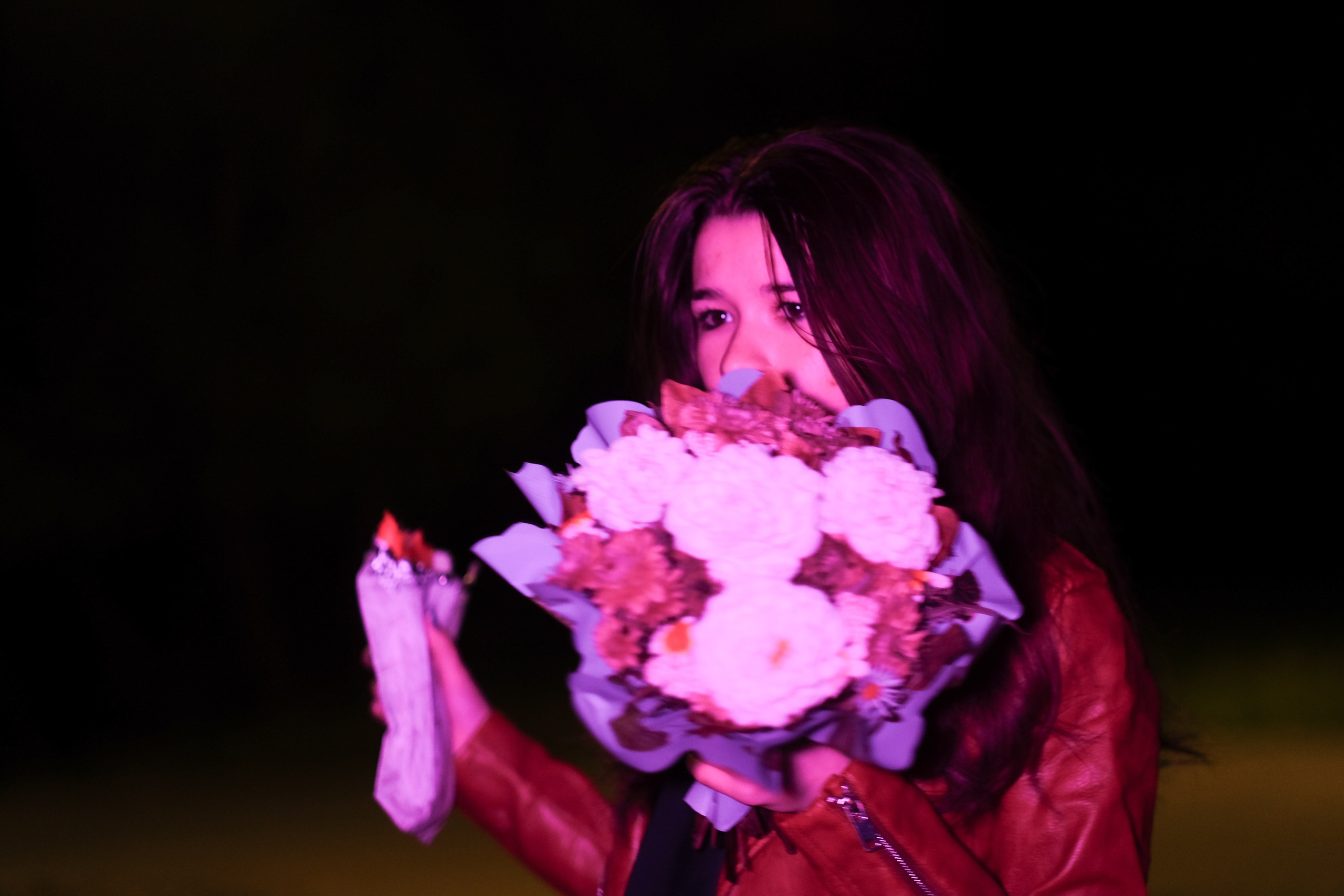 Александра в красном. Креативный фотограф в Москве Арапова Виталия