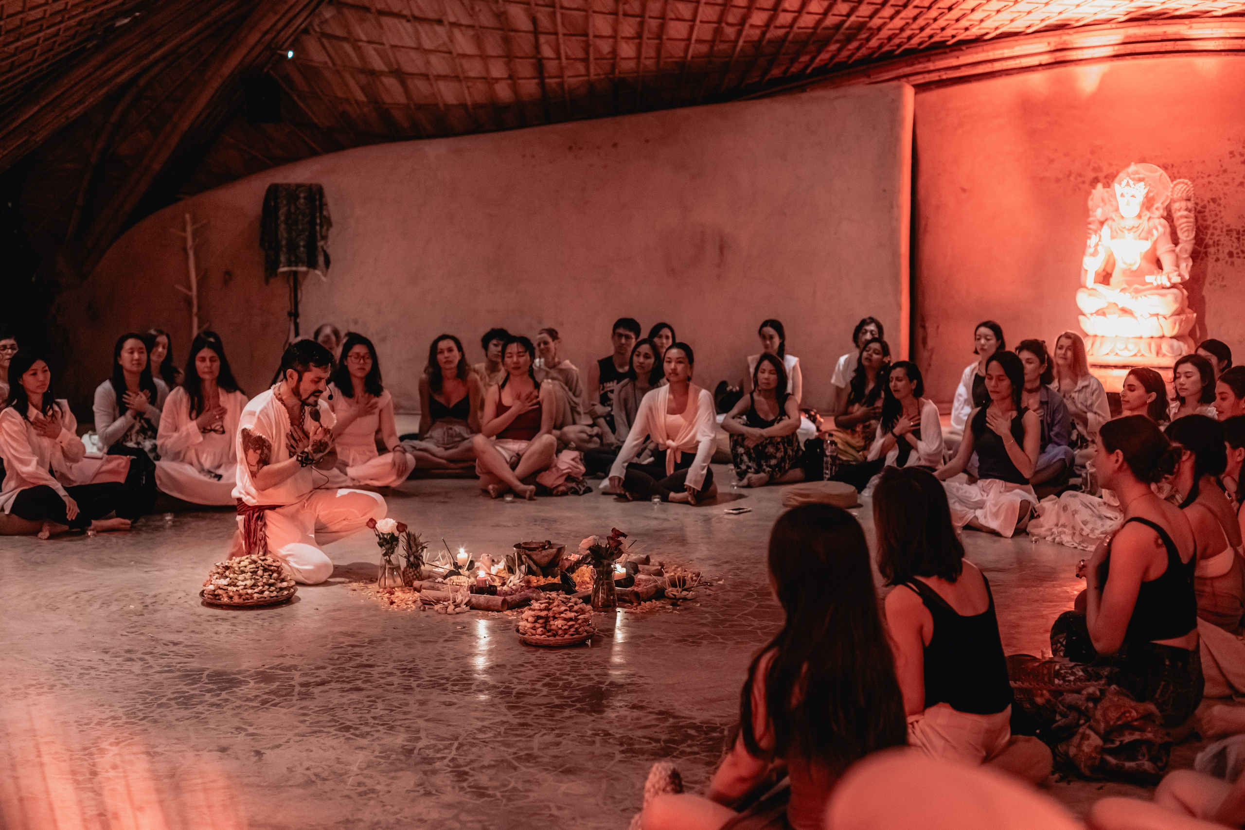 Cacao ceremony Full moon jan w Juan. Mariam Bagdasaryan