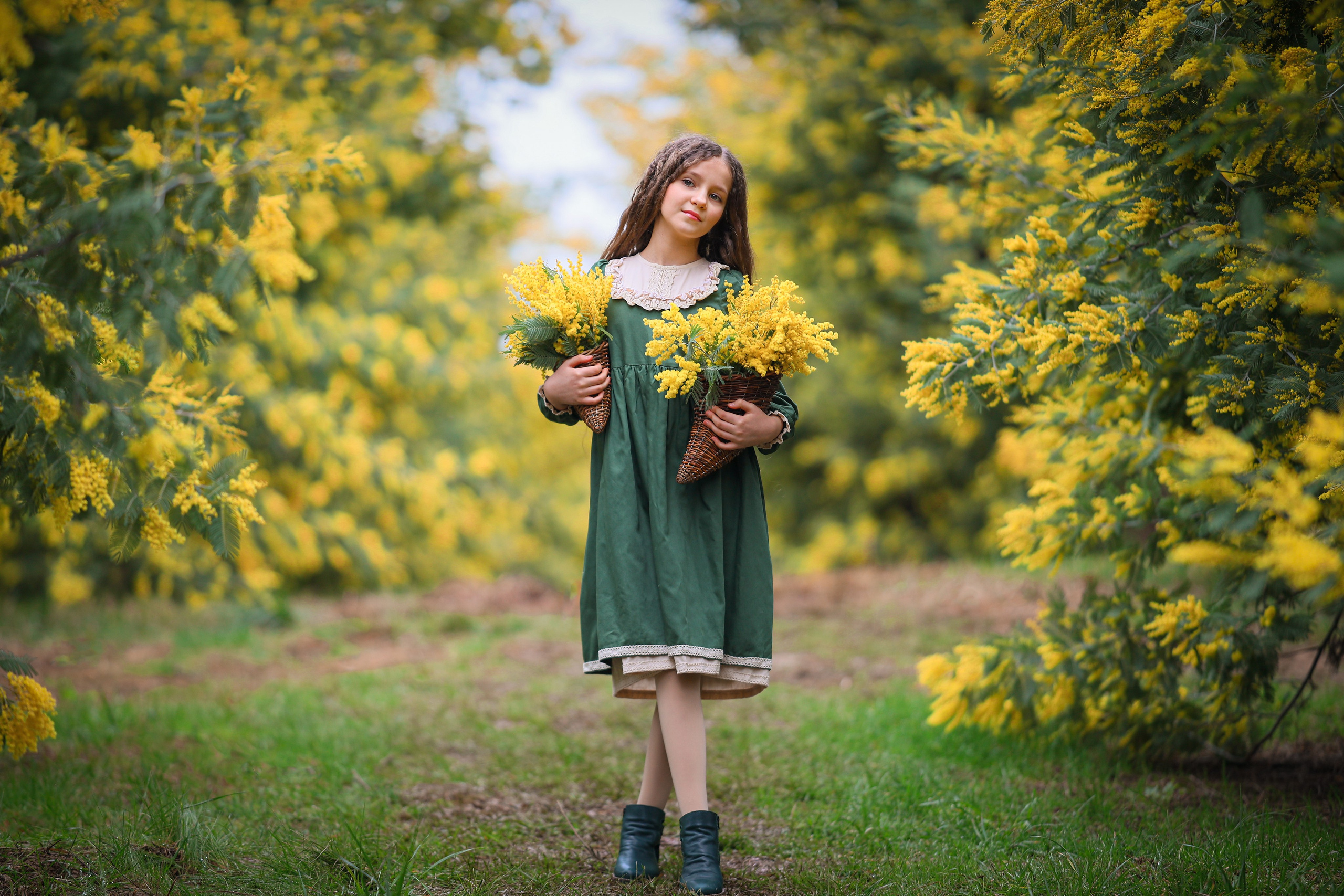 Фотосессии в магнолии и мимозе в Сочи