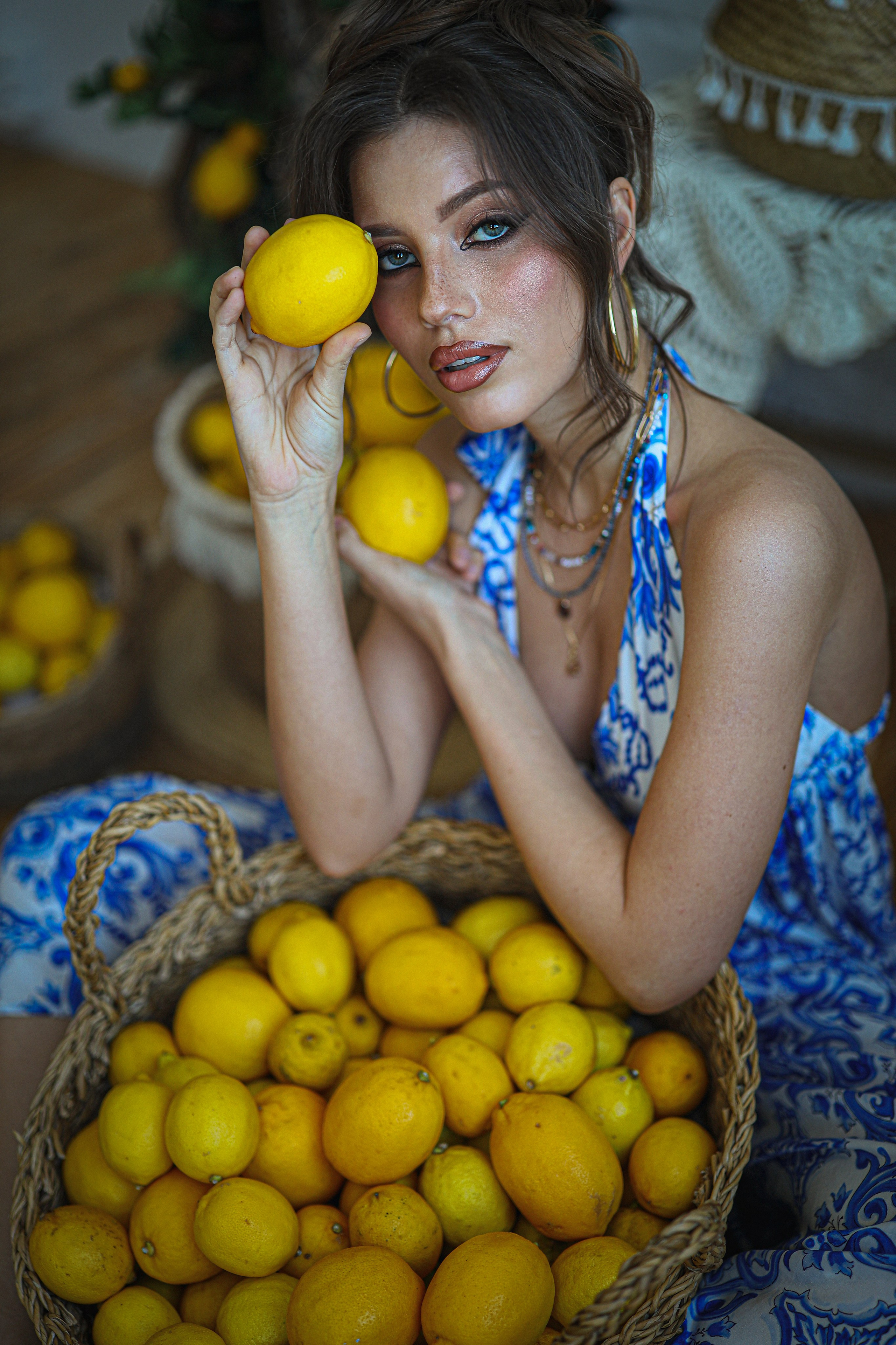 Фотосессия с лимонами. Свадебный и семейный фотограф в Абхазии Жанна Соснина