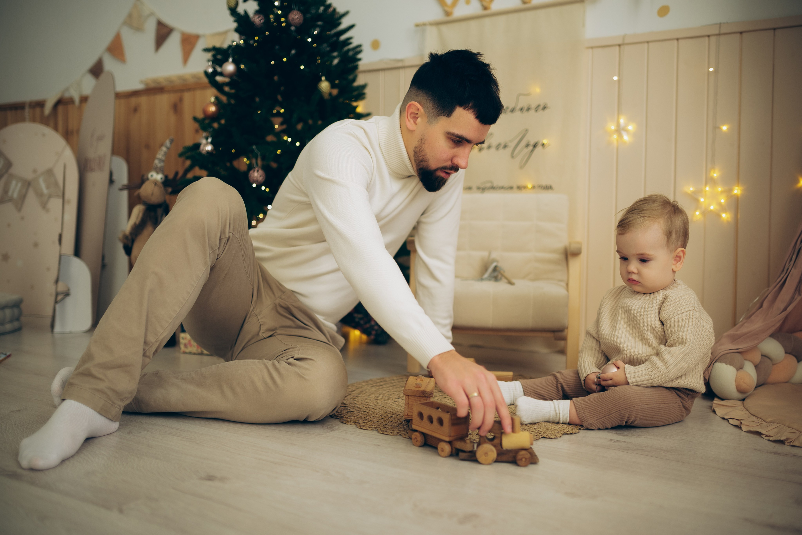 Новогодняя уютная история. Семейный и детский фотограф в Щелково Алена Дробот