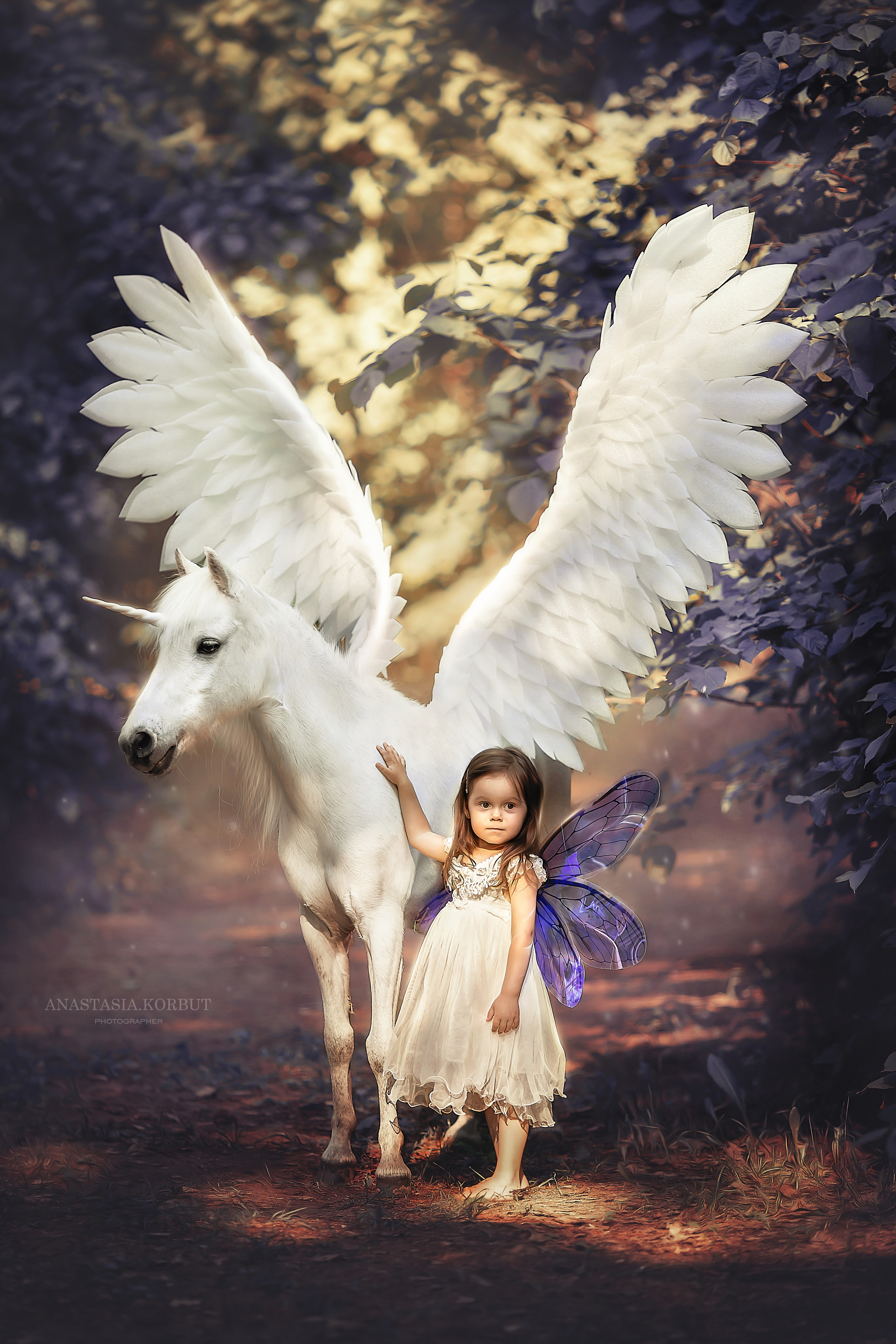 Сказочные фотосессии с лошадьми. Арт фотограф в Минске Анастасия Корбут