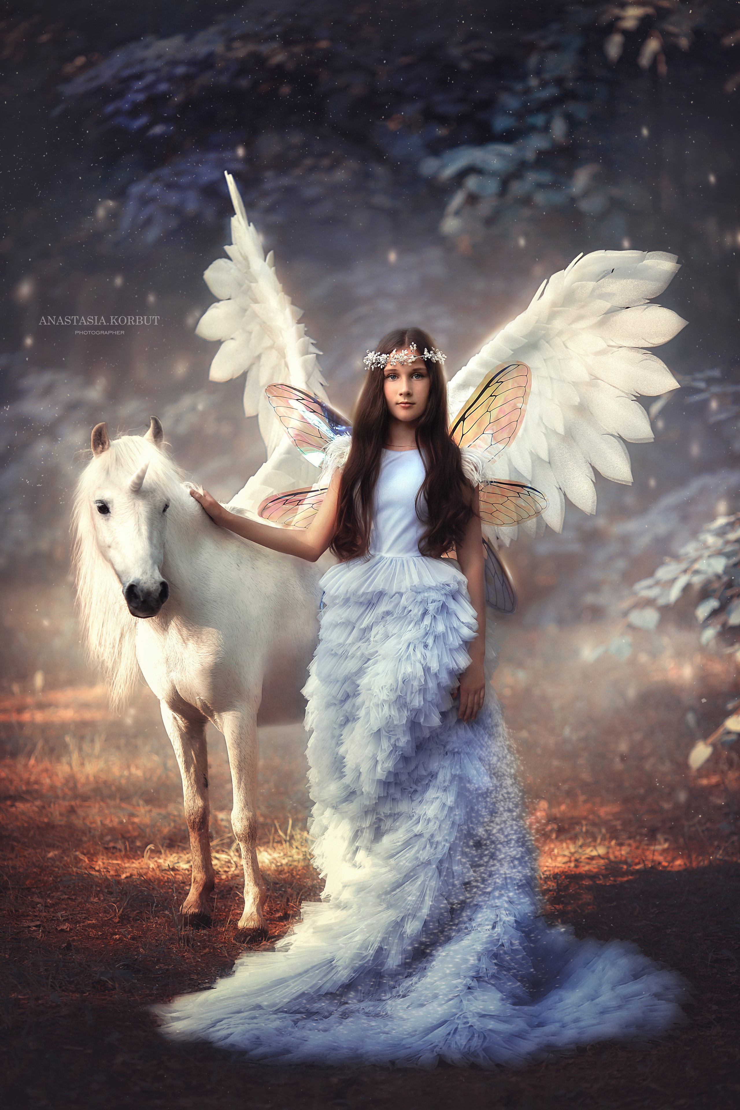 Сказочные фотосессии с лошадьми. Арт фотограф в Минске Анастасия Корбут