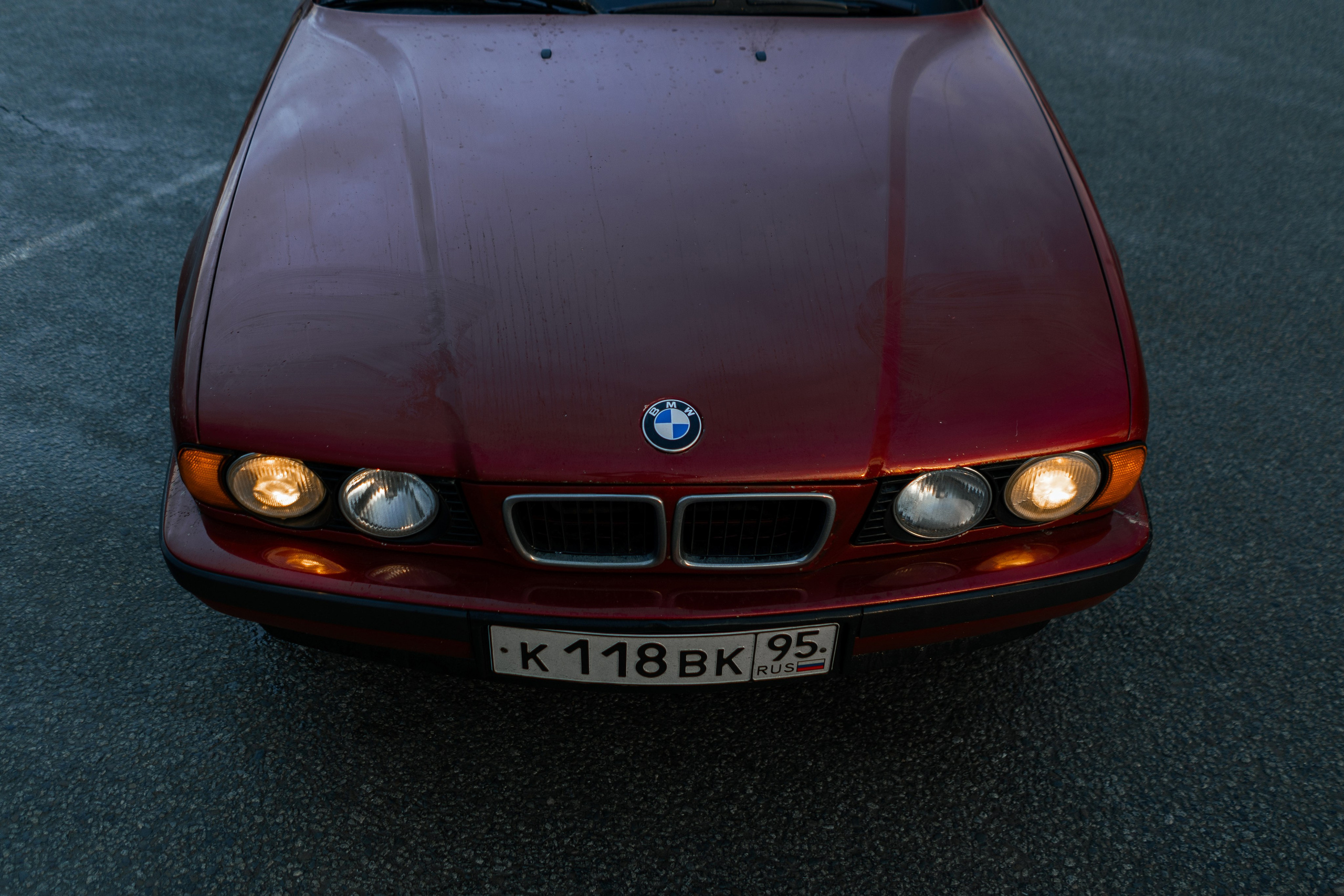 Автомобильная фото-сессия BMW 540i E34 в Калуге