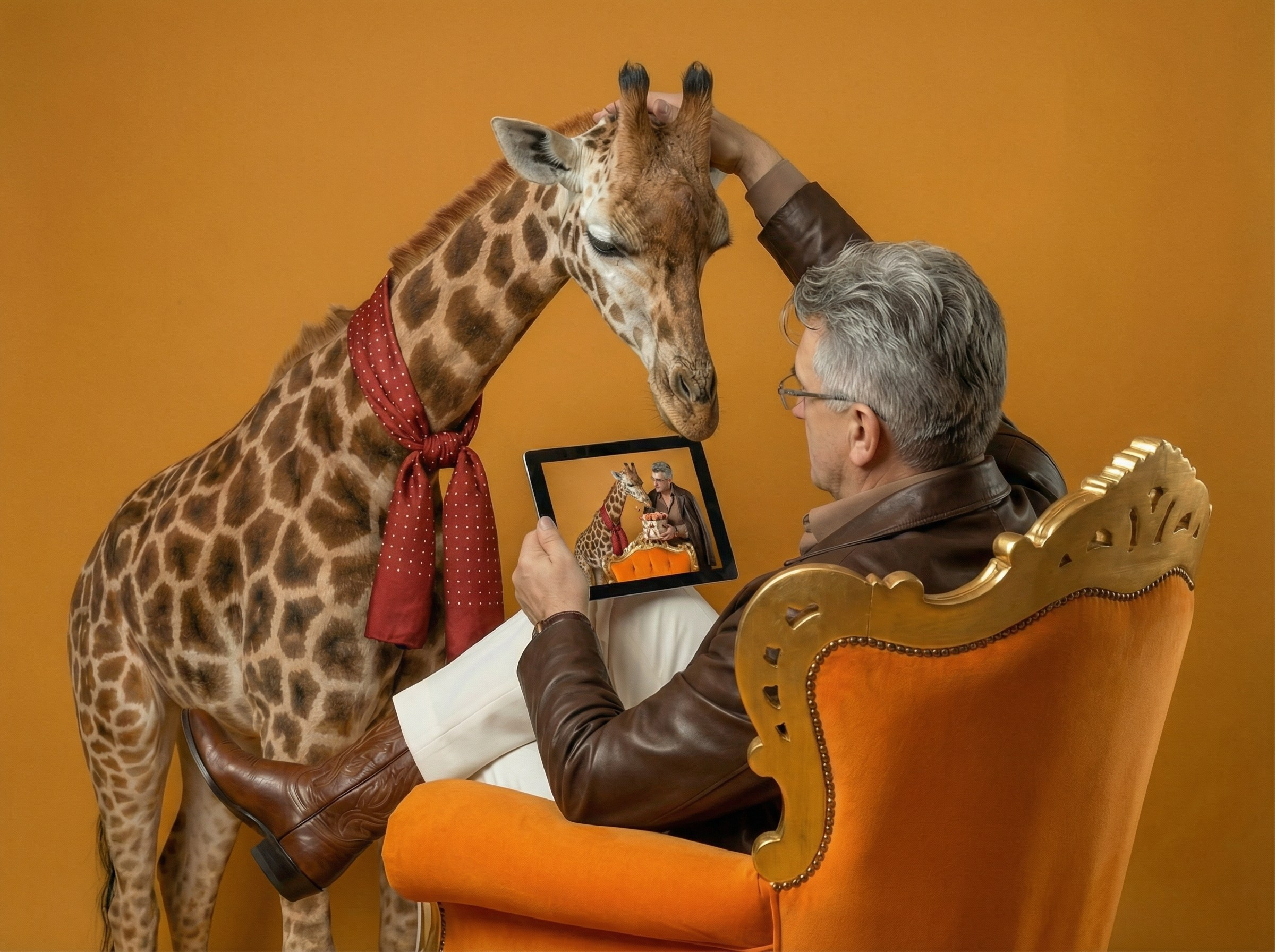 Жираф Афоня. Шаблоны и дизайны выпускных альбомов и фотокниг