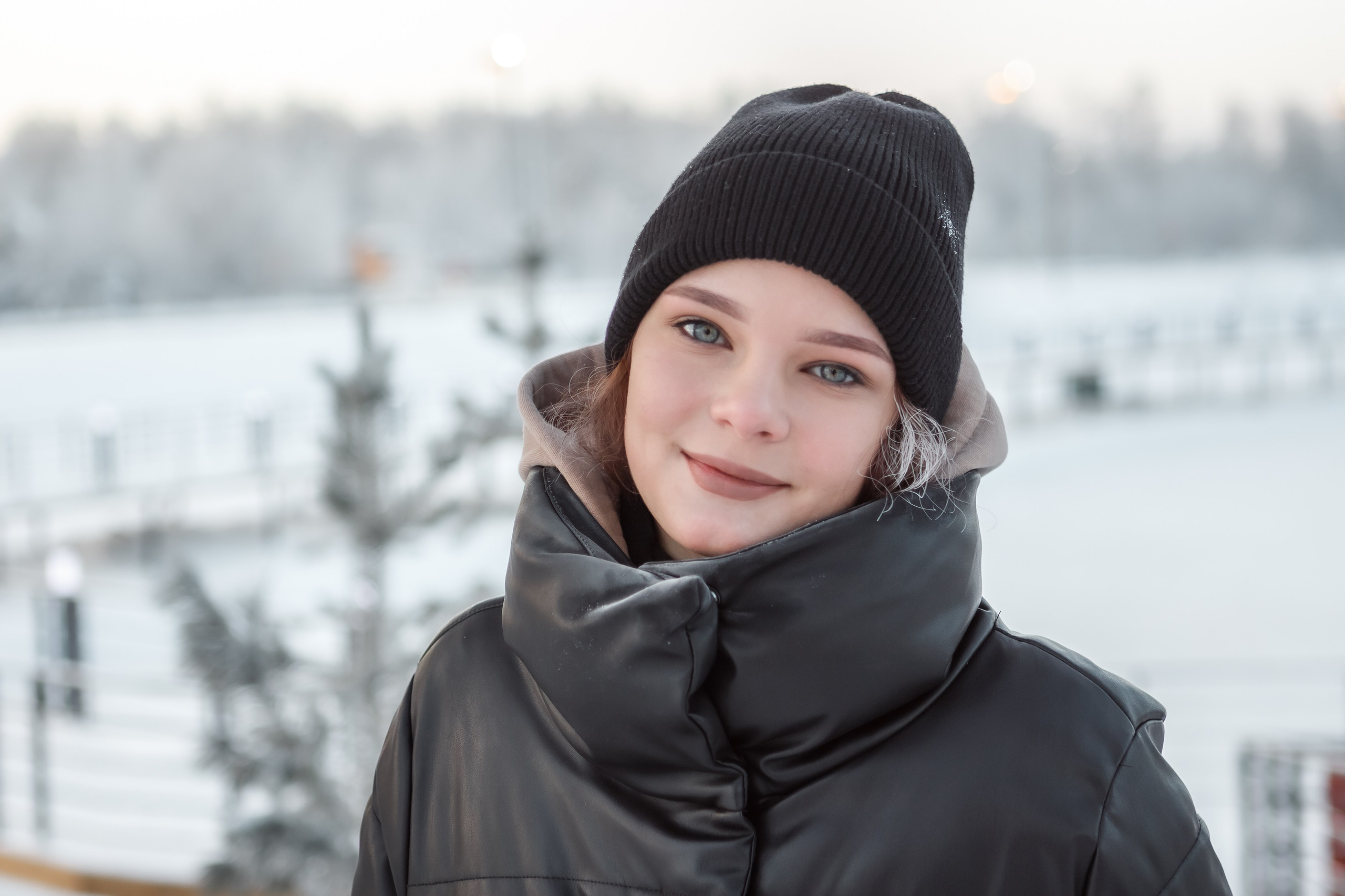 Ангелина в -38. Фотограф Губкинского