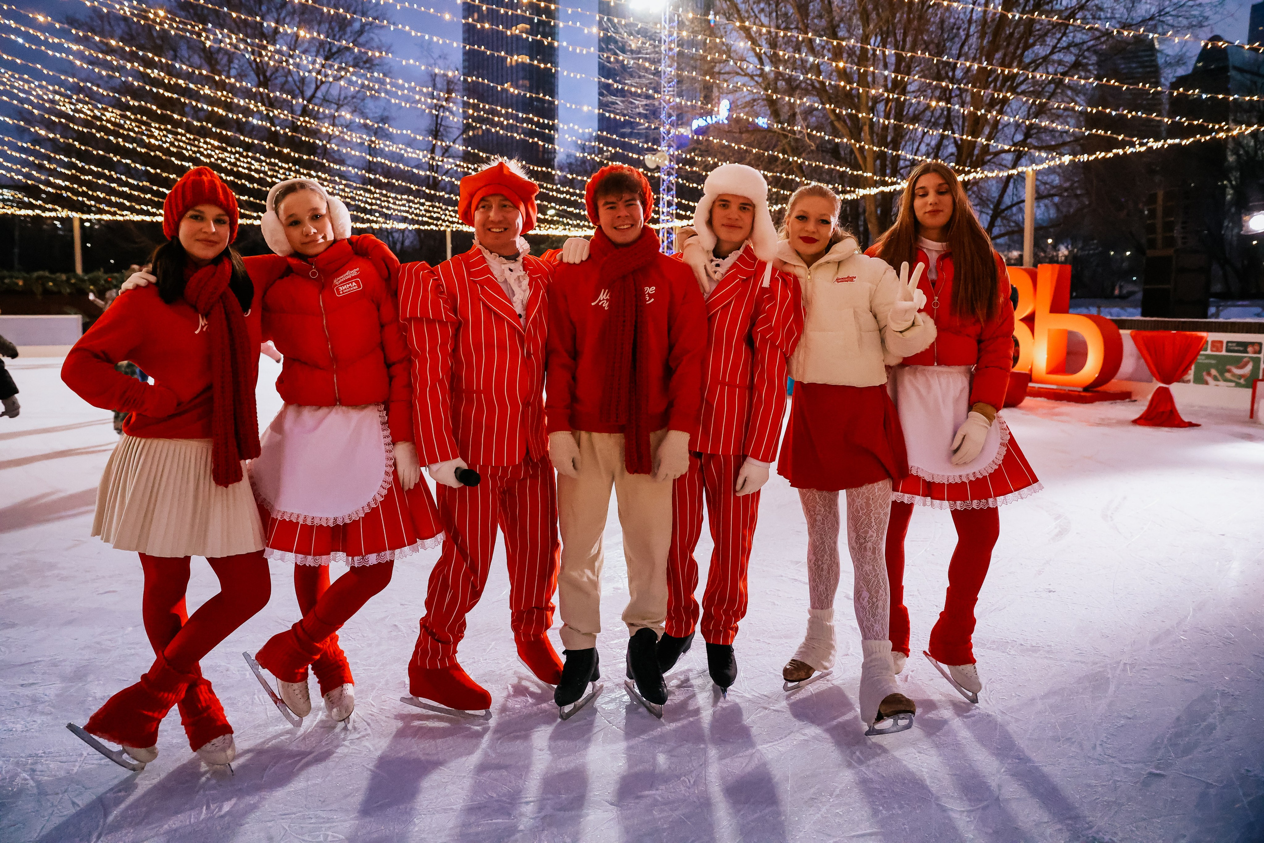 Ледовое шоу Сити каток Московское Чаепитие. Фотограф и видеограф Анна Домашенко