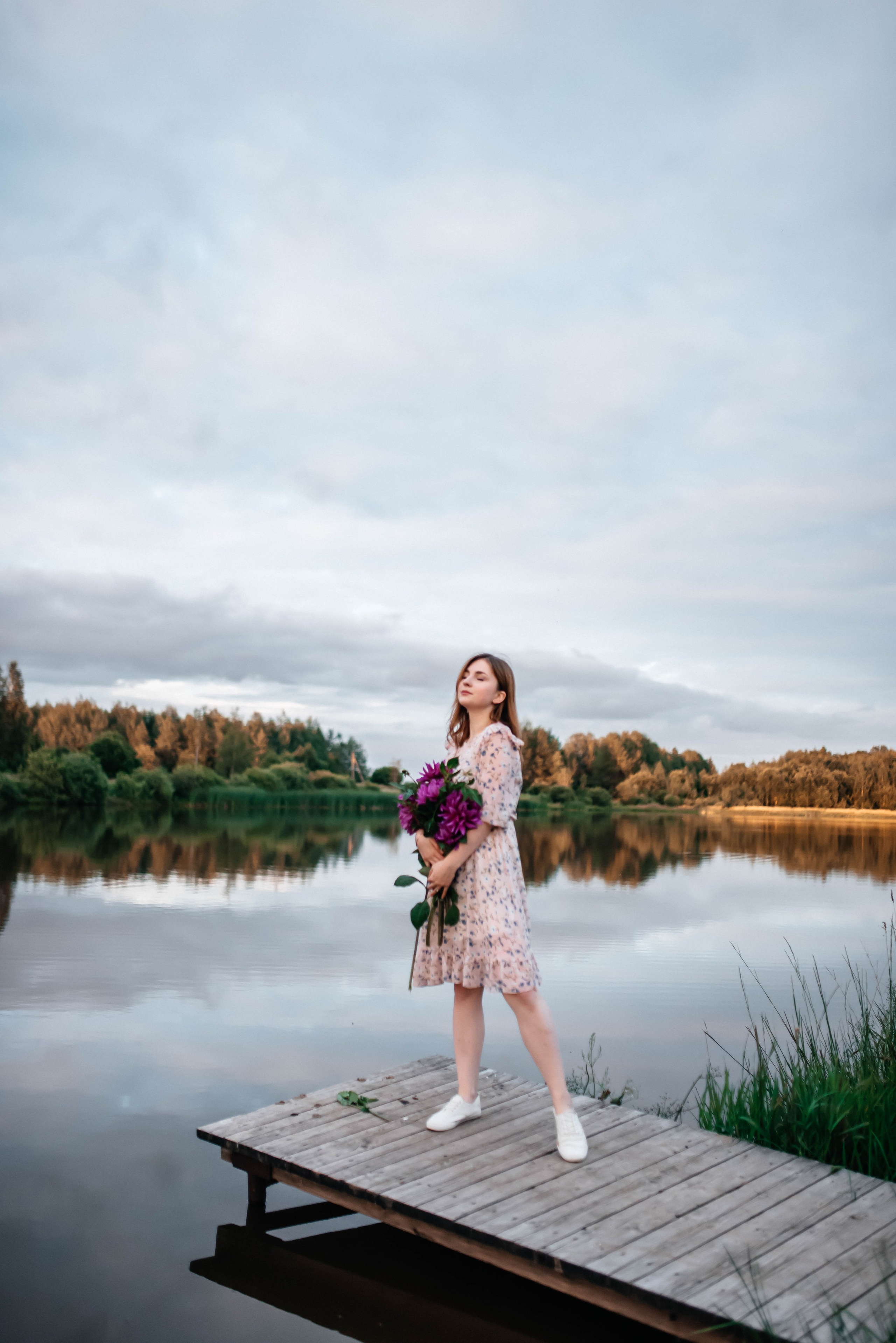 Маша, лето, закат. Главная