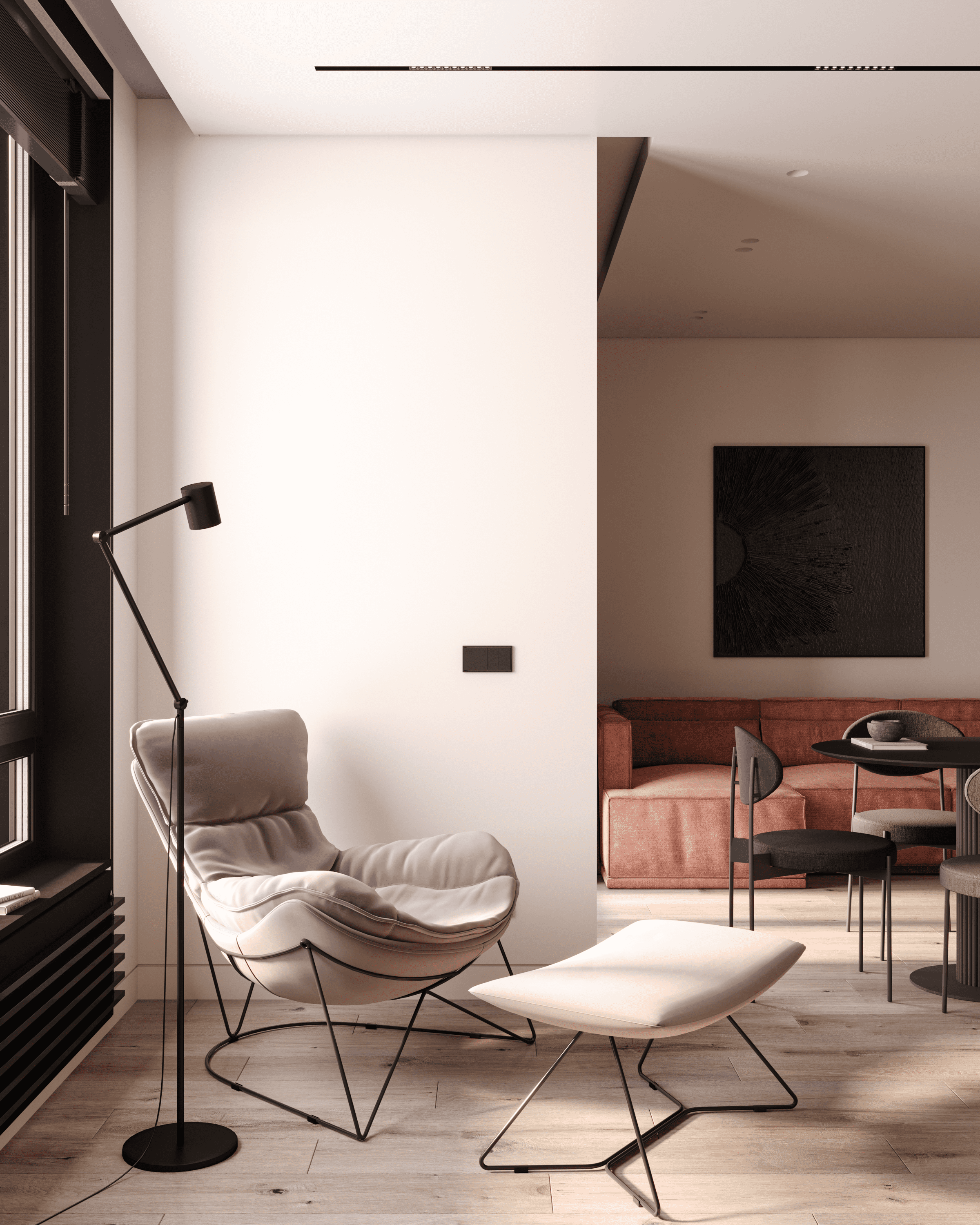 Kitchen-living room. Cg artist Shchapov Dmitry