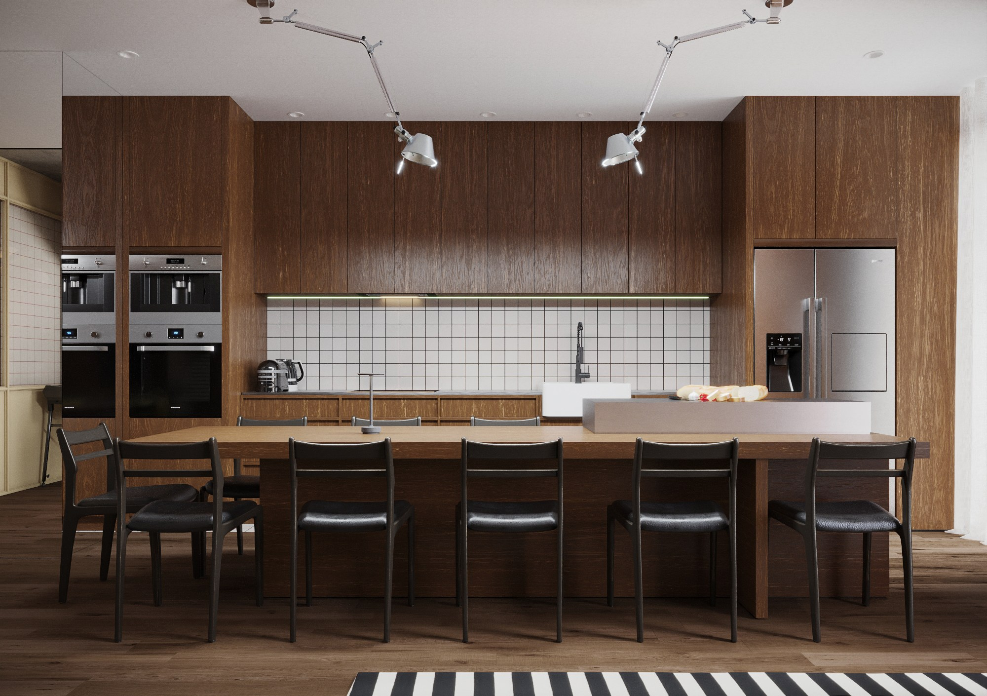 Двухуровневая квартира в ЖК «Скандис Озеро». Дизайн интерьера от Дмитрия Баландина