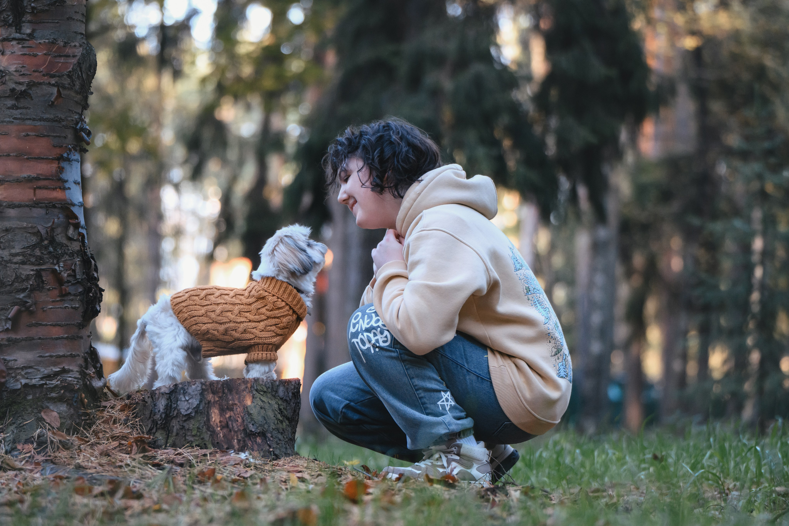 Ирина и Винни. Фотограф Анималист в Москве Анастасия Жучкова