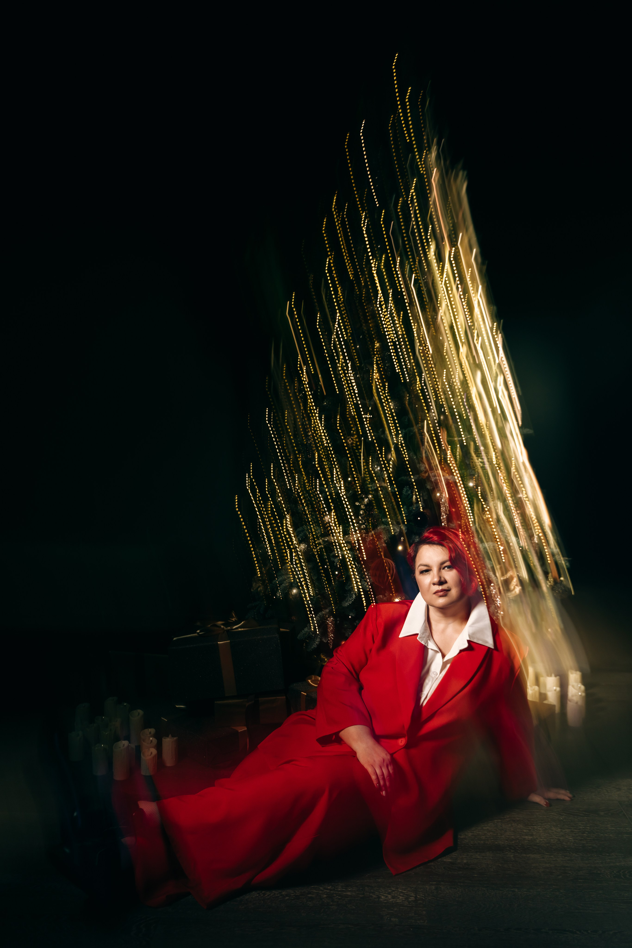 Юля. Альтернативный взгляд на Новый год. Портретный фотограф в Санкт-Петербурге Дмитриева Наталия