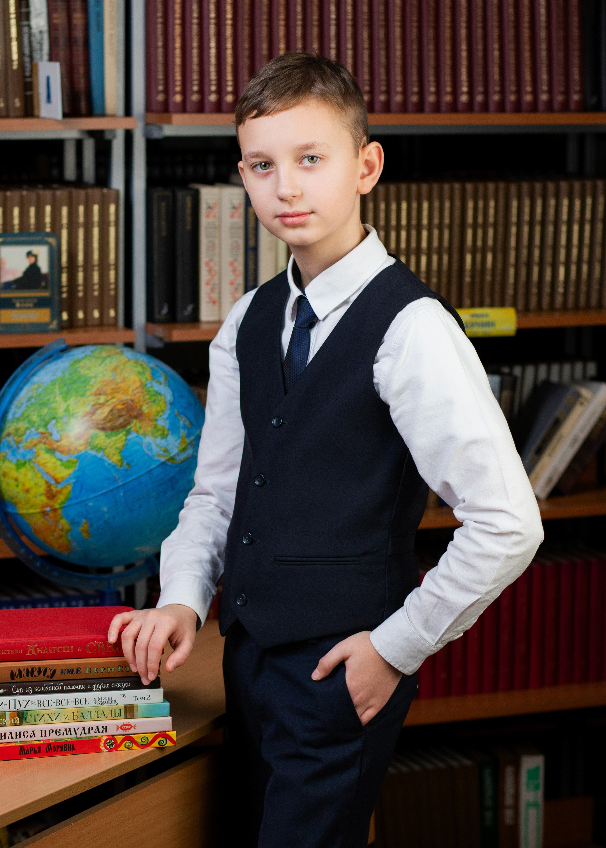 Детский портрет. Выпускная фотография. Начальная школа 4 класс
