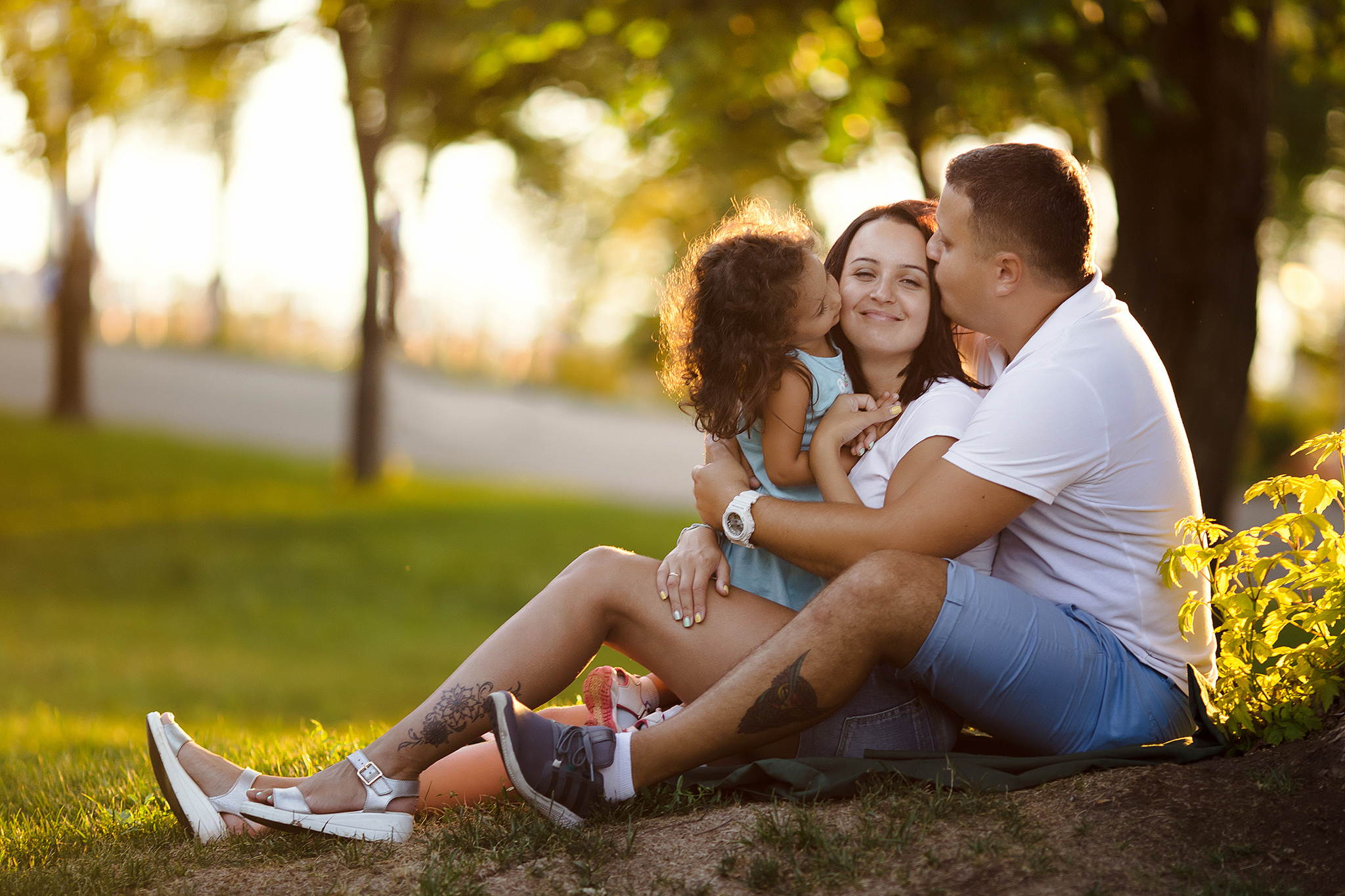 Солнечная семейная фотосессия. Фотограф в Самаре Мальтеева Эльвира