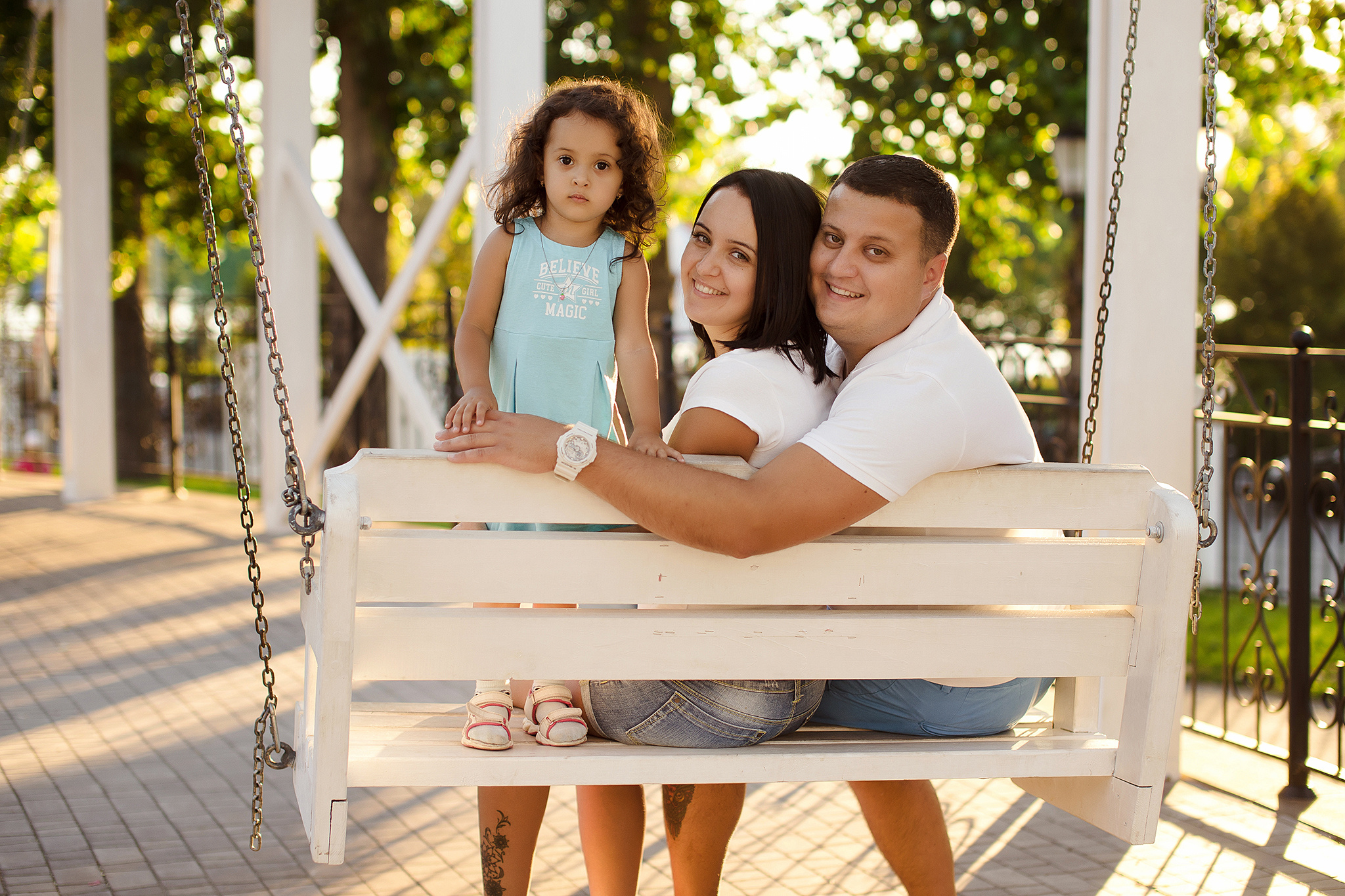 Солнечная семейная фотосессия. Фотограф в Самаре Мальтеева Эльвира