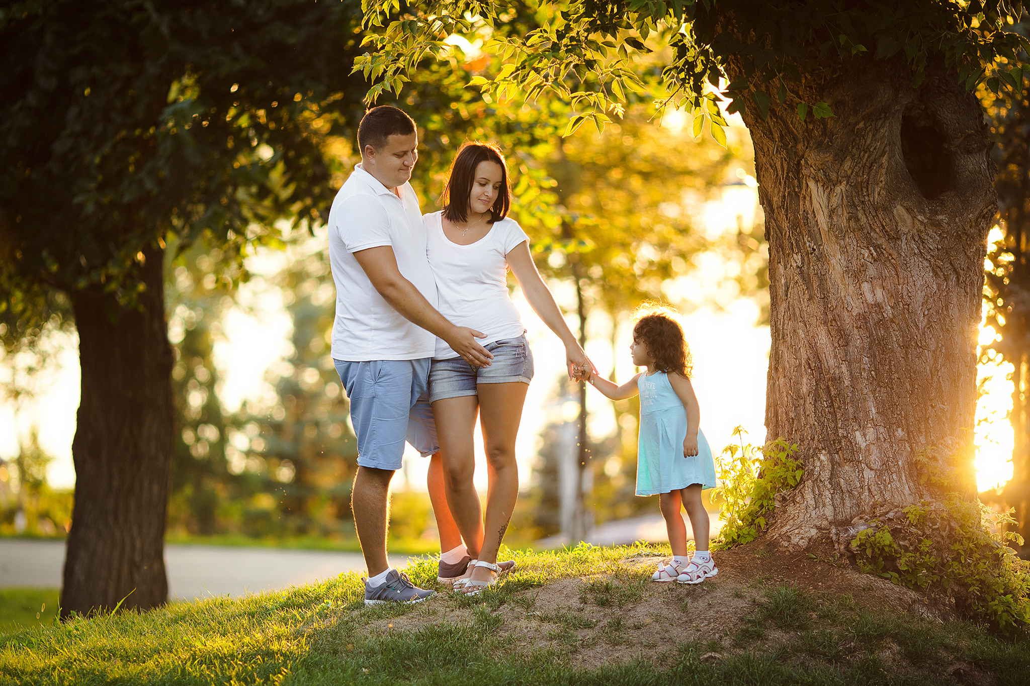 Солнечная семейная фотосессия. Фотограф в Самаре Мальтеева Эльвира