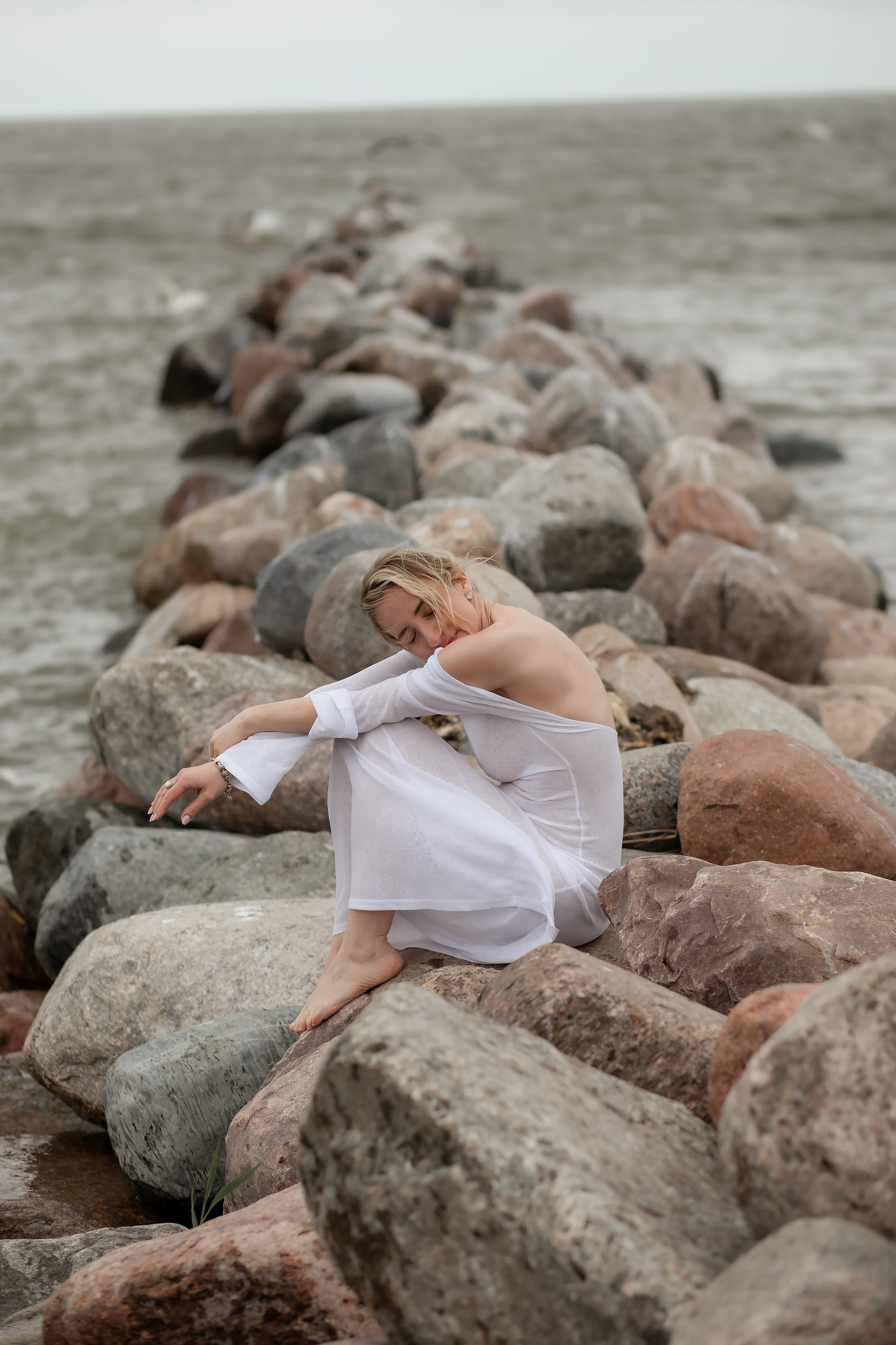 Катя. Маяк в Заливино. Фотограф в Калининграде Решетникова Алина