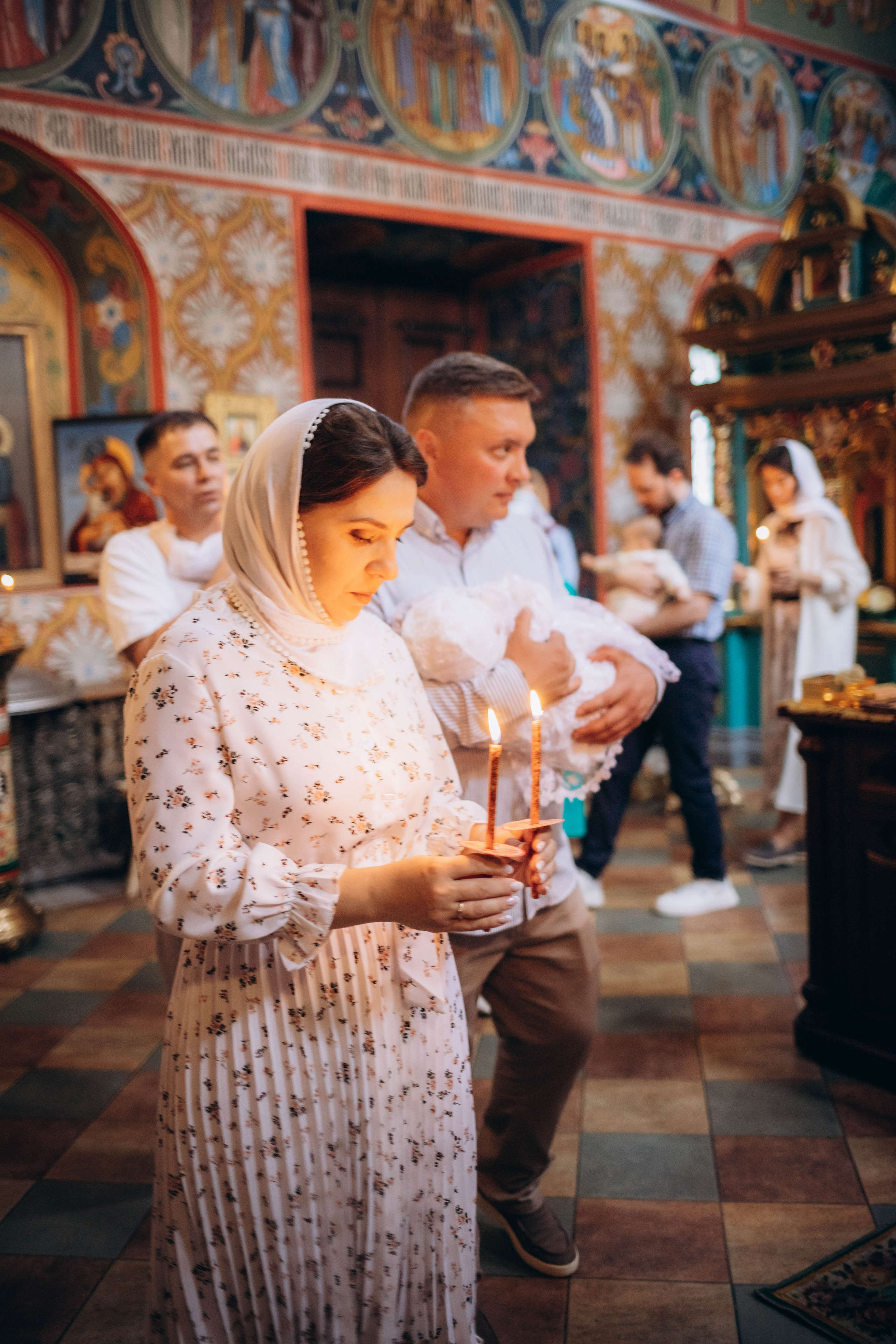 Крещение Ариши. Семейный и детский фотограф в Москве Александра Нараевская
