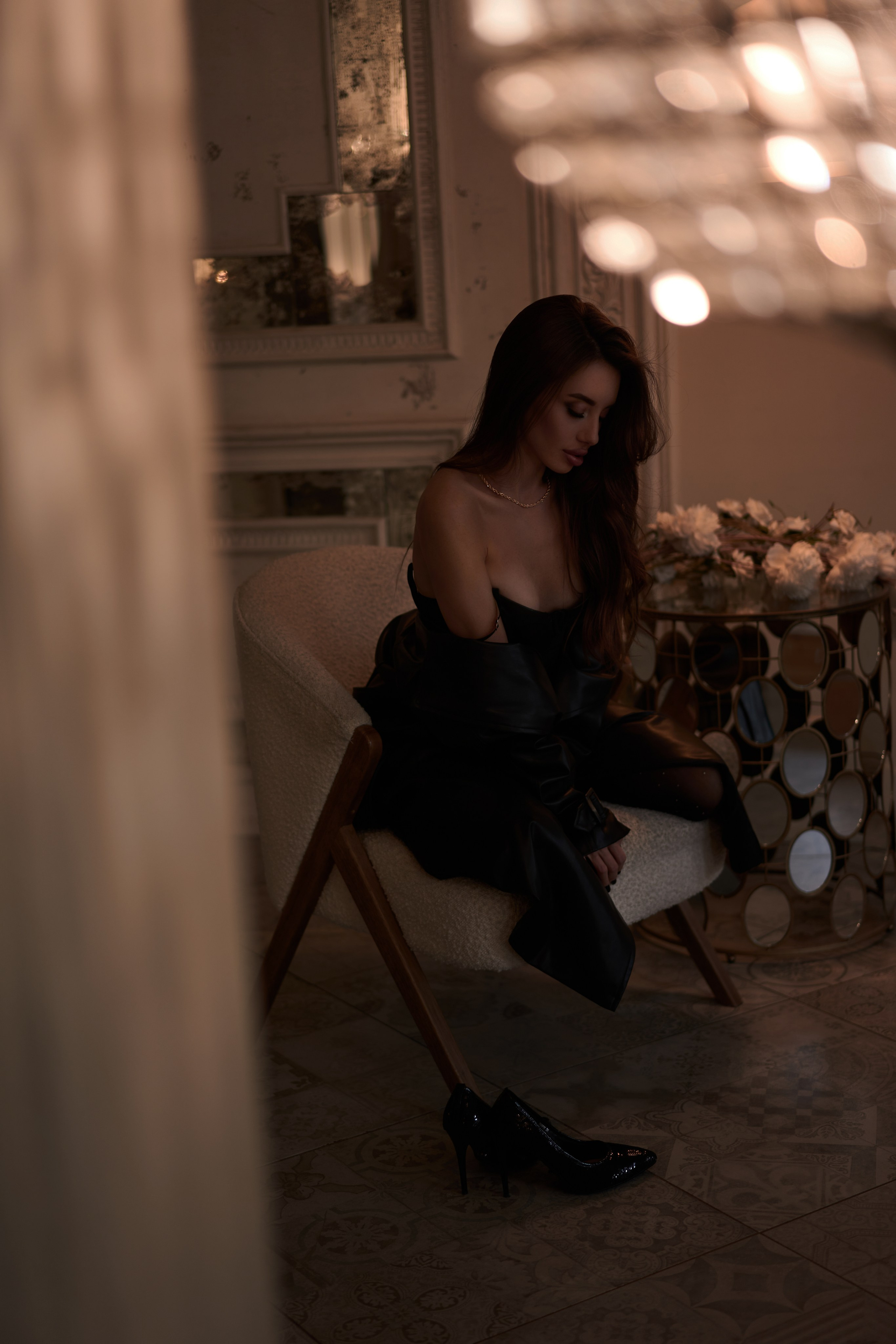 Будуарная фотосессия в студии г. Москва. Фотограф Екатеринбург Кокшарова Александра