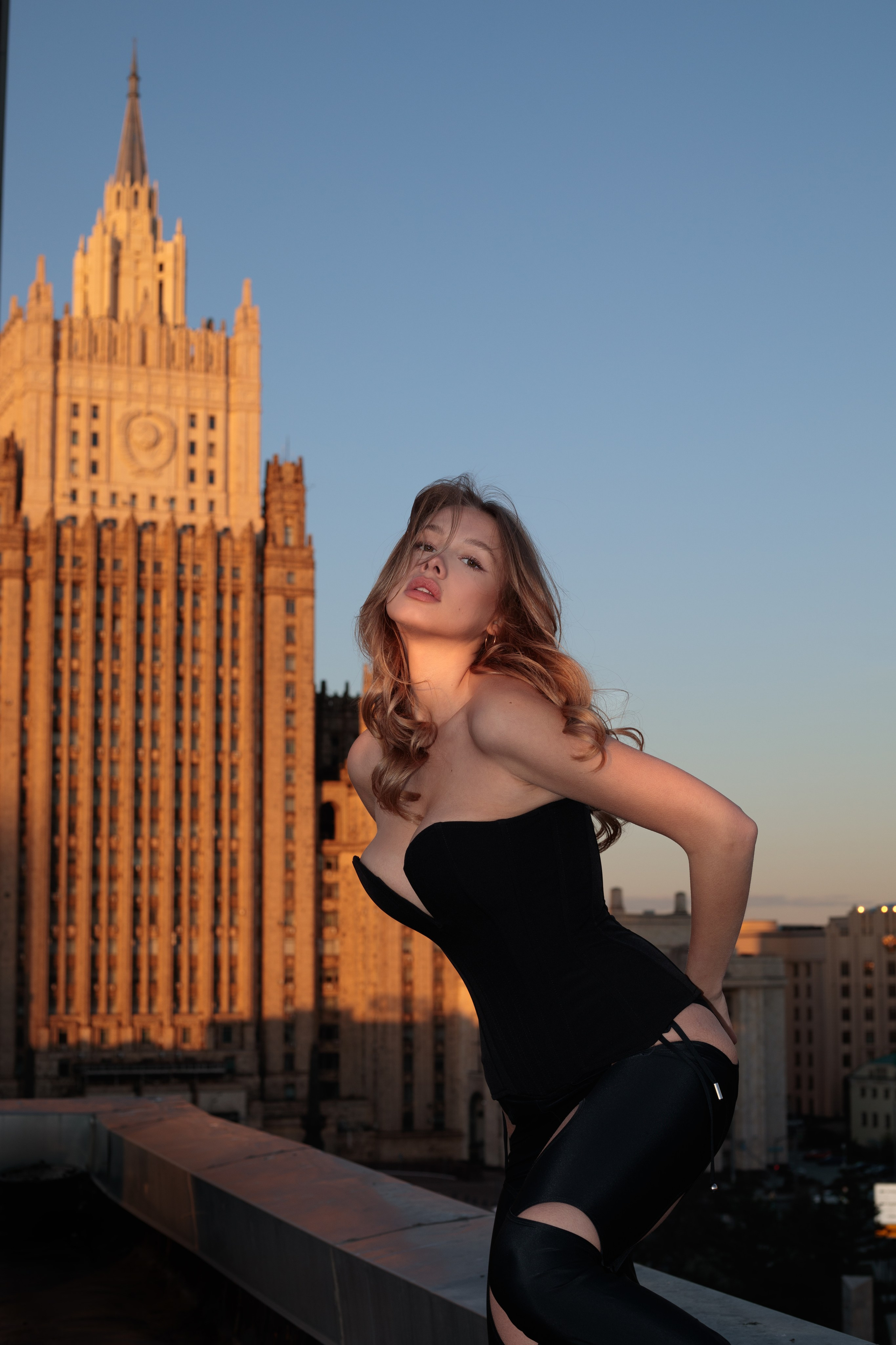 Дарина крыша. Фотограф Кристина Нагорная