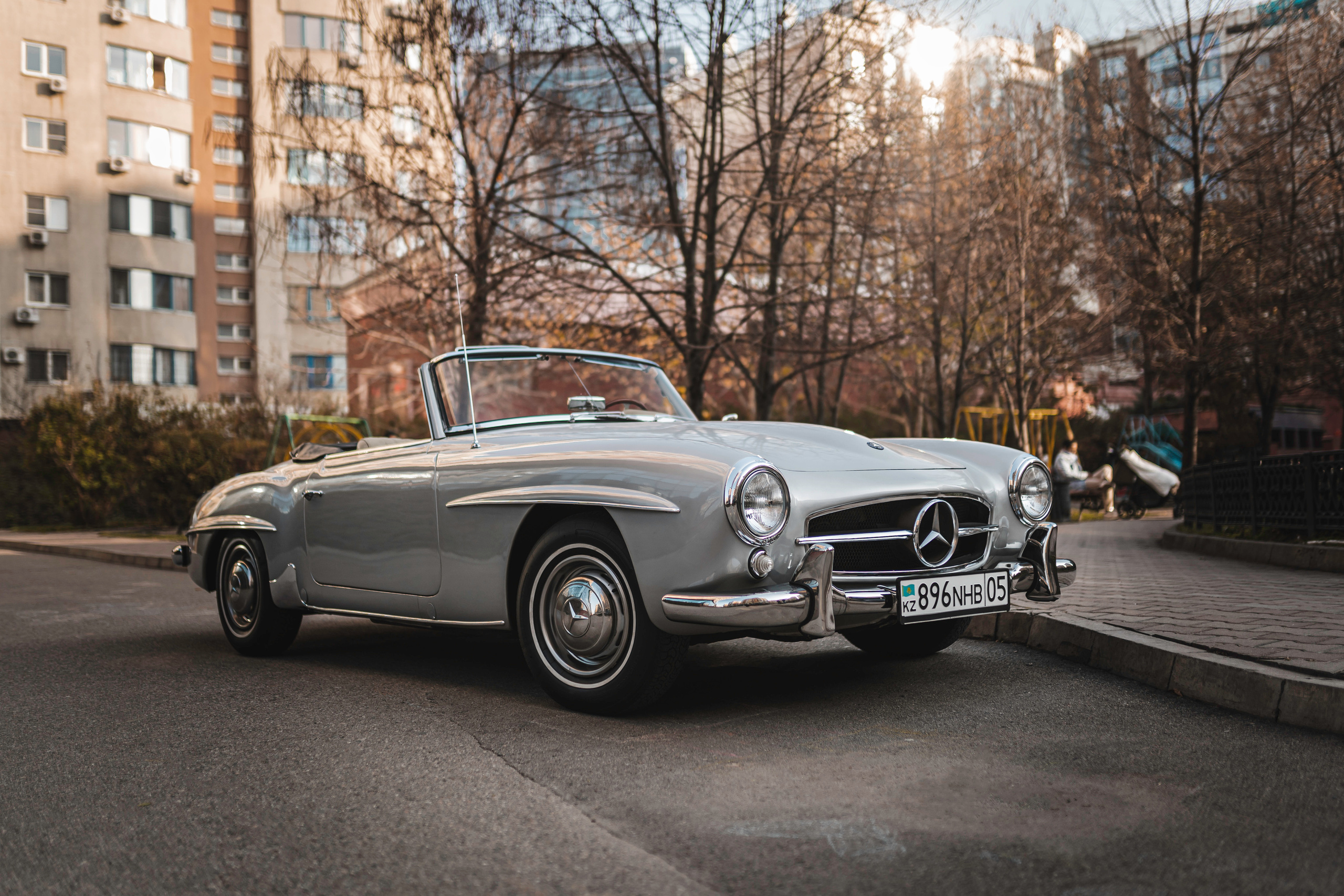 Mercedes-Benz 190SL. Чен Станислав | Автомобильный фотограф | Алматы, Казахстан