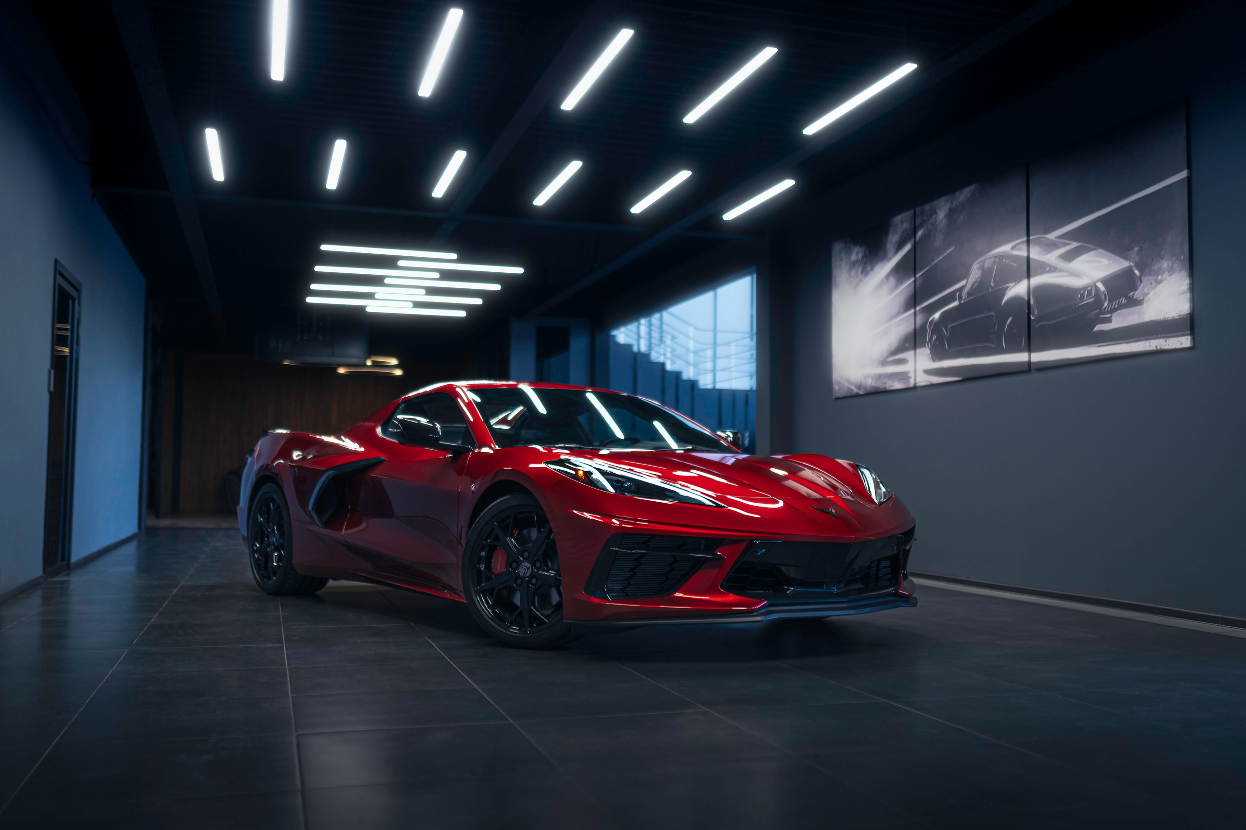 Chevrolet Corvette Stingray. Чен Станислав | Автомобильный фотограф | Алматы, Казахстан