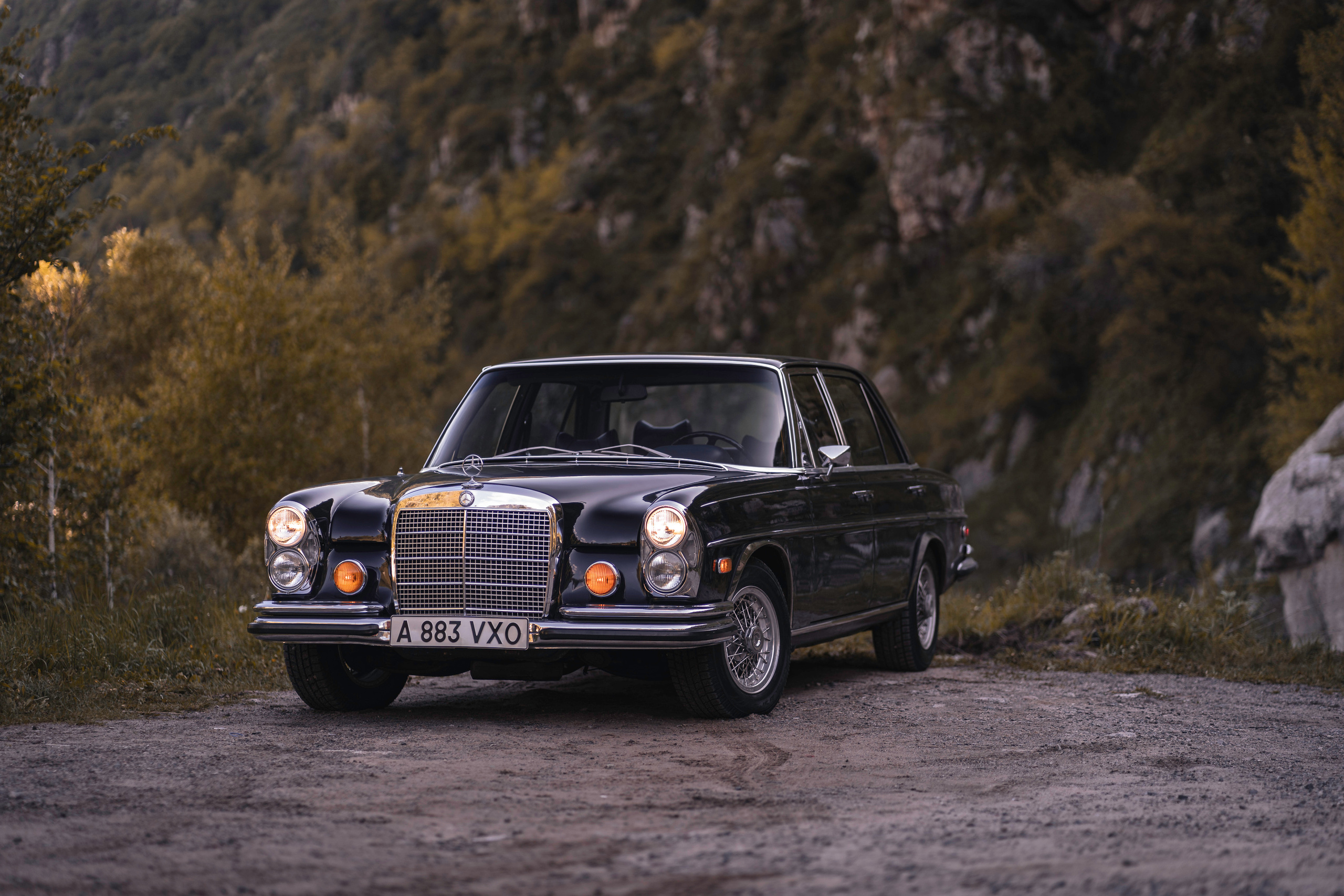 Mercedes-Benz 300 SEL. Чен Станислав | Автомобильный фотограф | Алматы, Казахстан