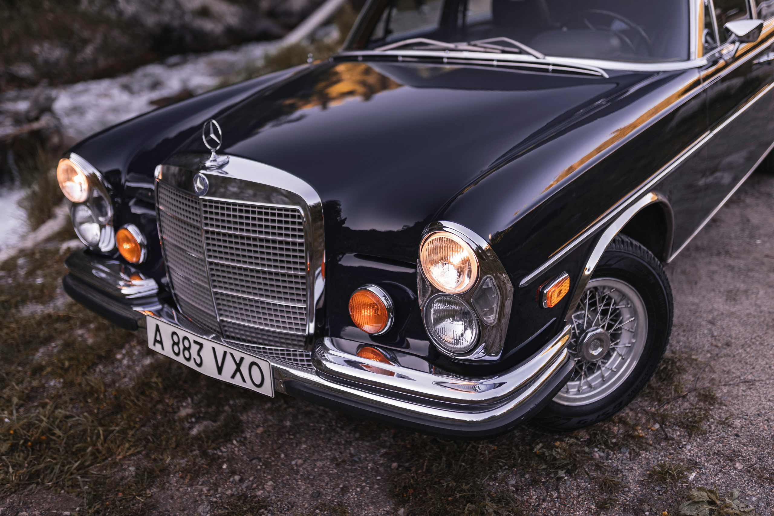 Mercedes-Benz 300 SEL. Чен Станислав | Автомобильный фотограф | Алматы, Казахстан