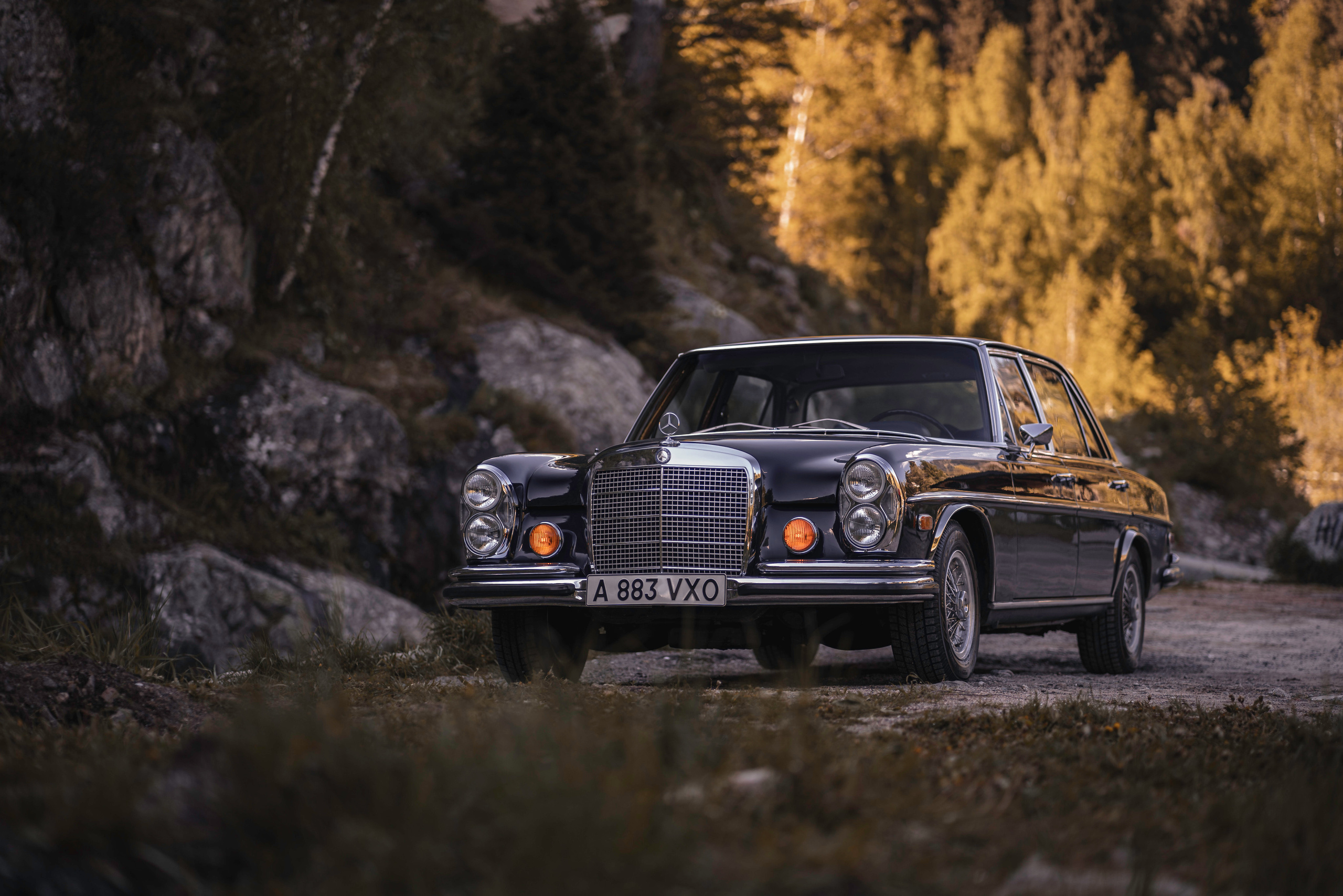 Mercedes-Benz 300 SEL. Чен Станислав | Автомобильный фотограф | Алматы, Казахстан
