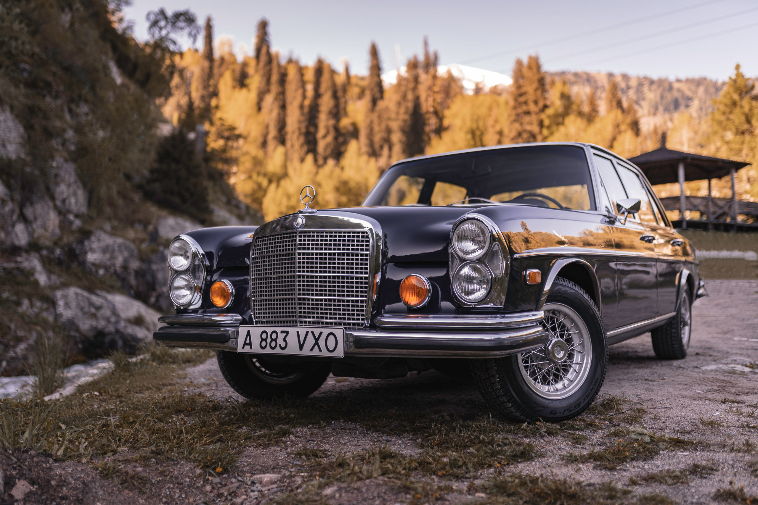 Mercedes-Benz 300 SEL. Чен Станислав | Автомобильный фотограф | Алматы, Казахстан