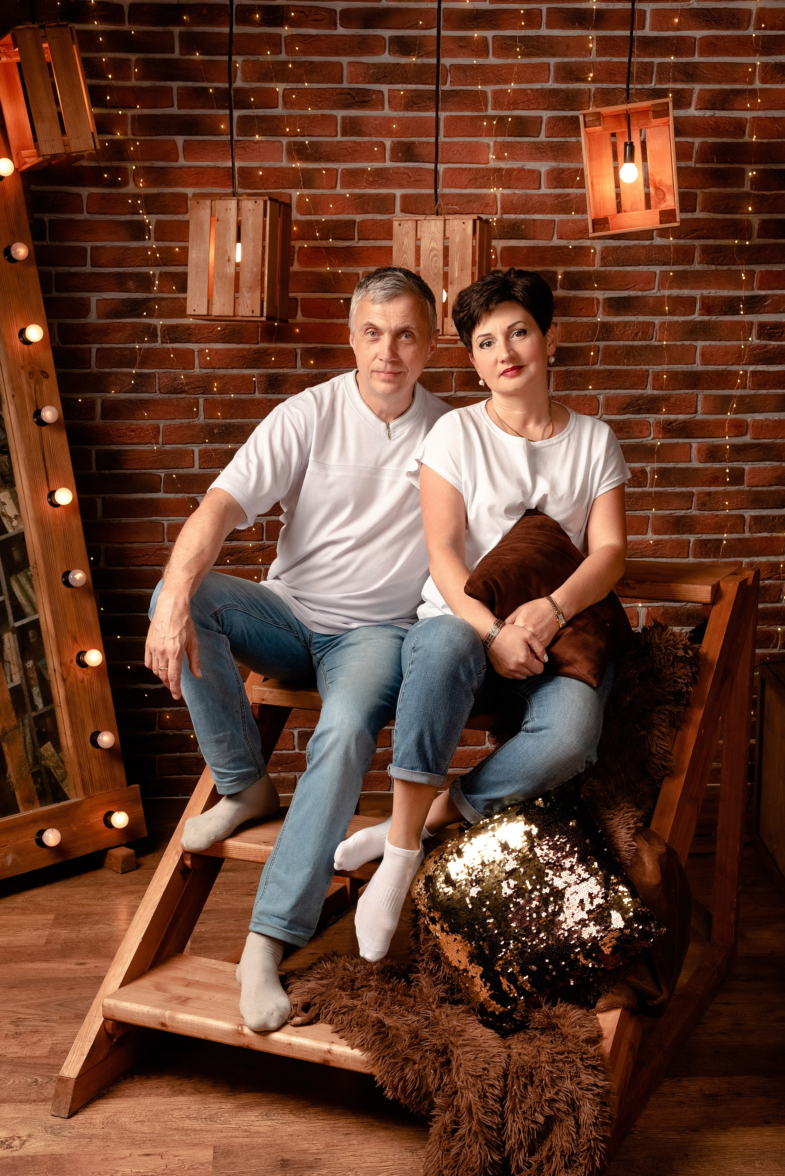 Семейная фотосессия в студии