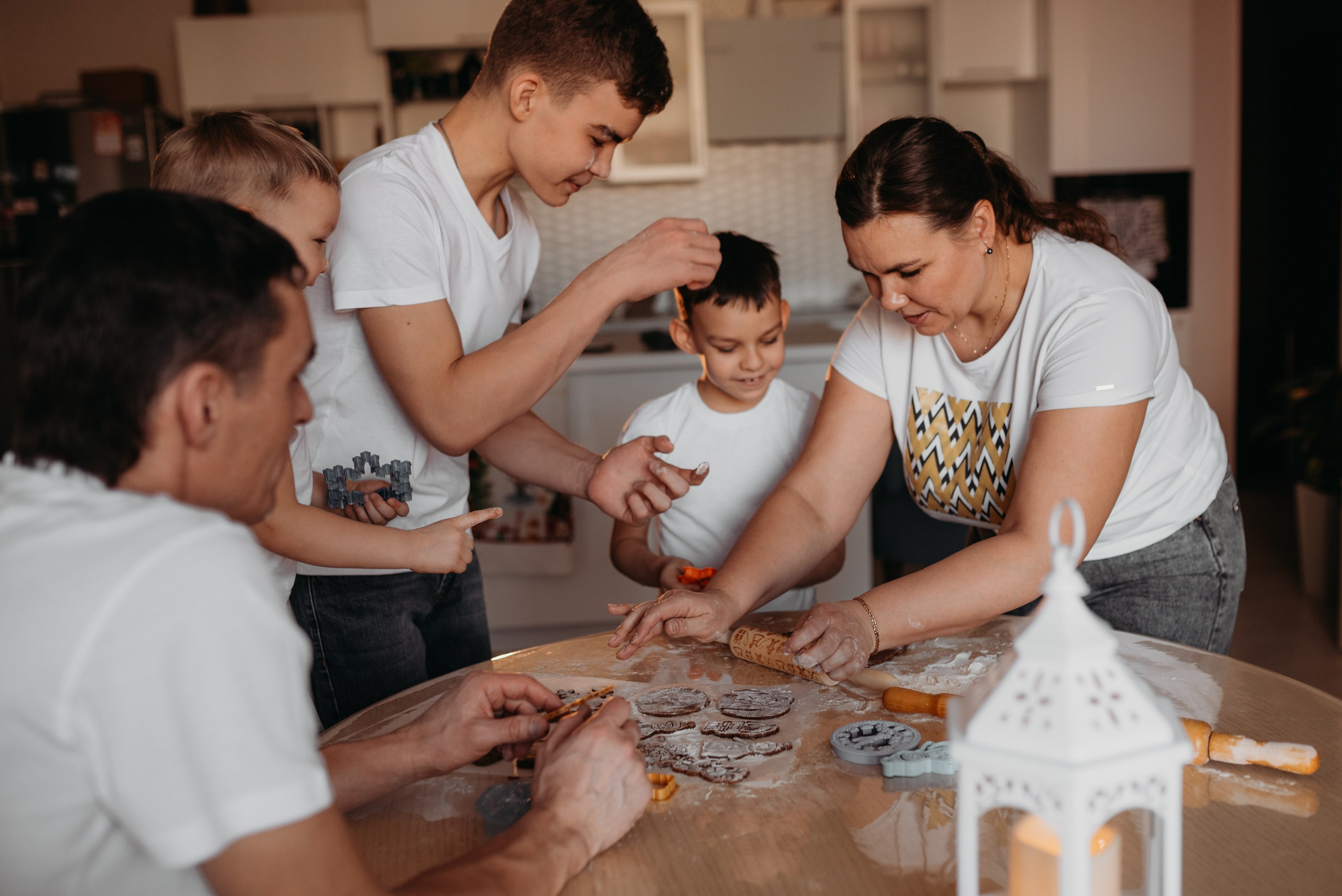 Юлия, Алексей, Тихон, Трофим и Потап. Семейный и детский фотограф в Новосибирске и Краснообске — Анна Ким