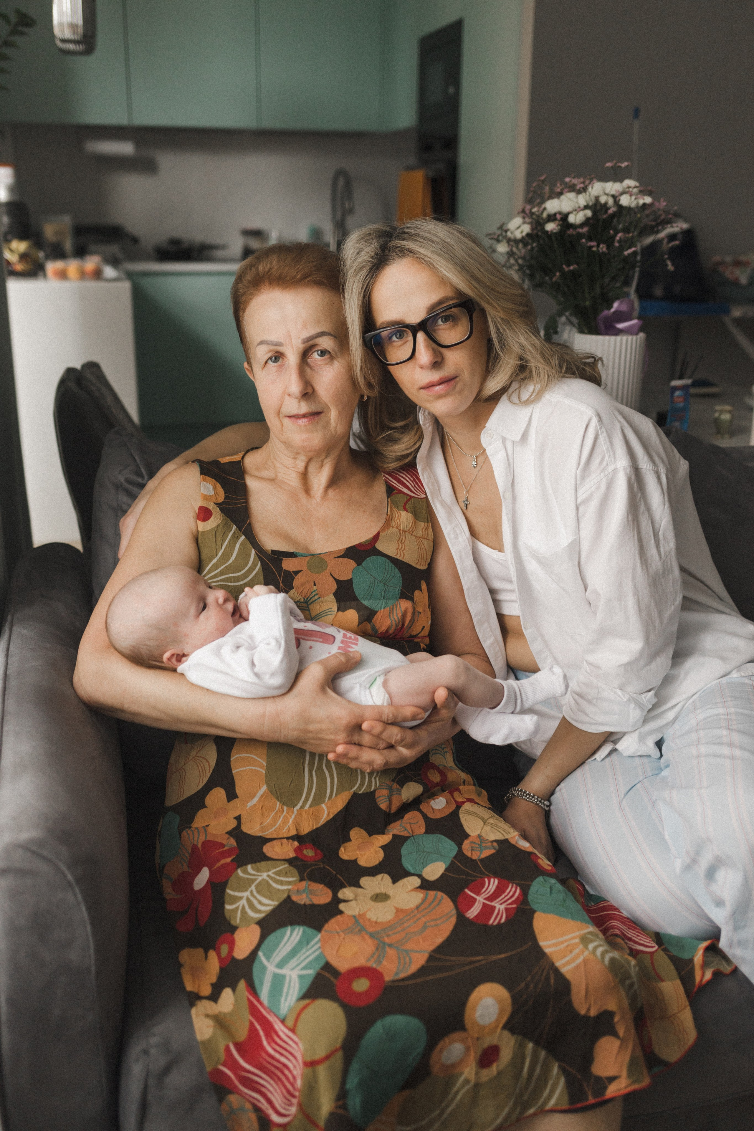 Самый первый месяц жизни. Семейный фотограф в Москве