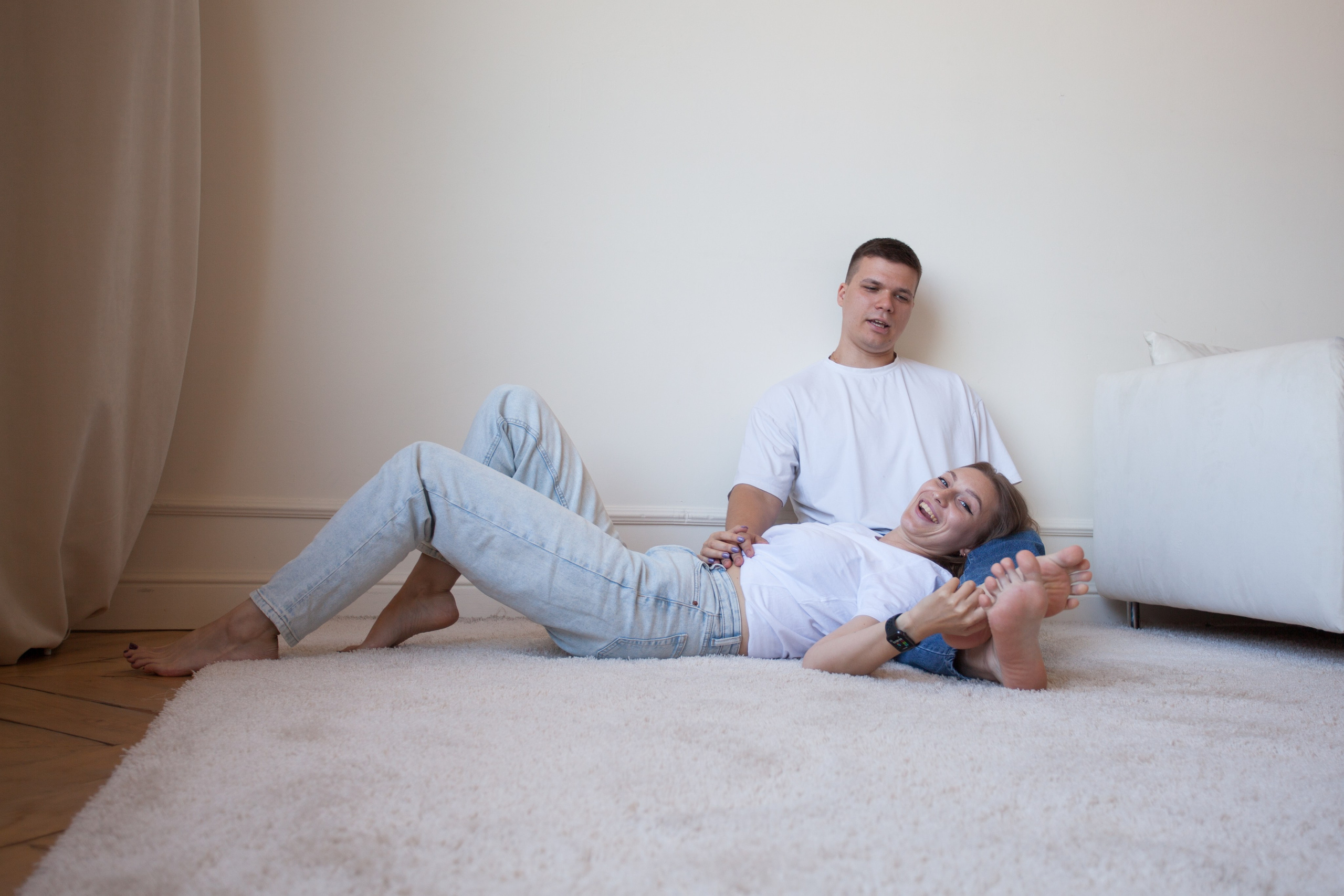 Женя и Кристина минимализм. Семейный и детский фотограф в Краснодаре Брусилова Марина