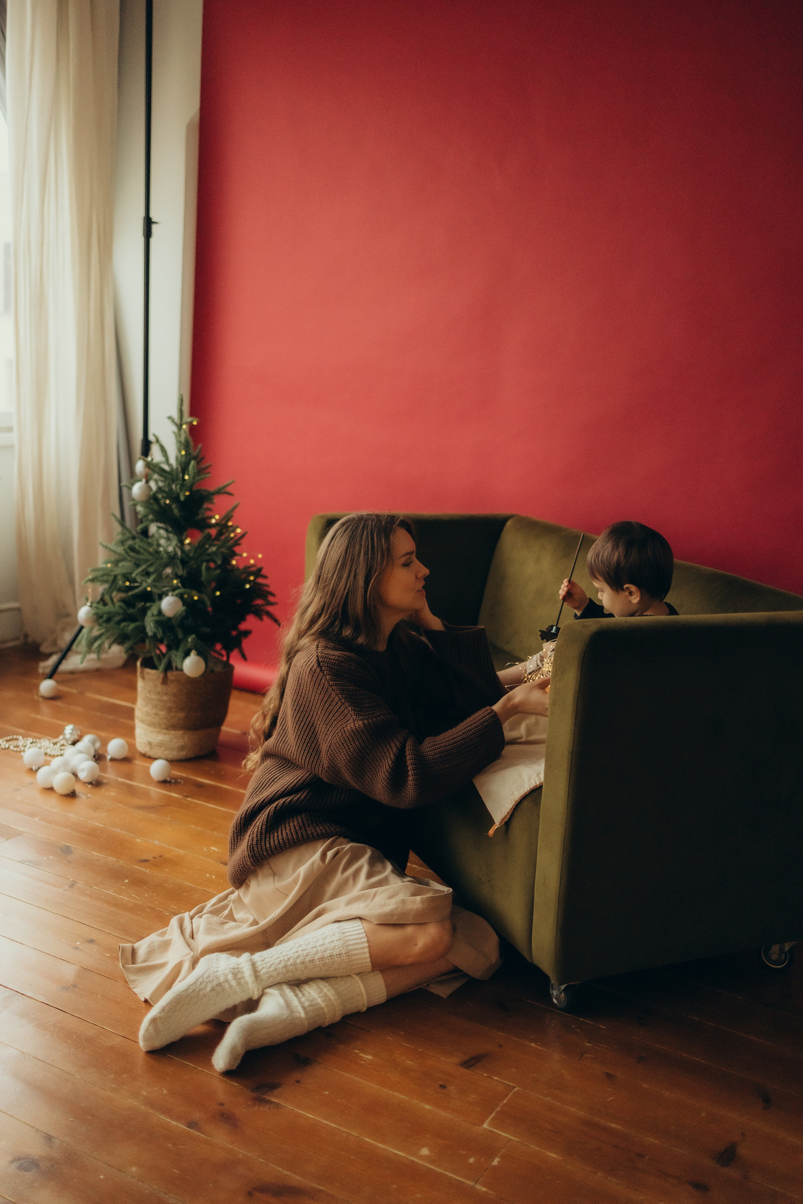 Семейная новогодняя фотосессия. Семейный фотограф в Москве Бунина Маргарита