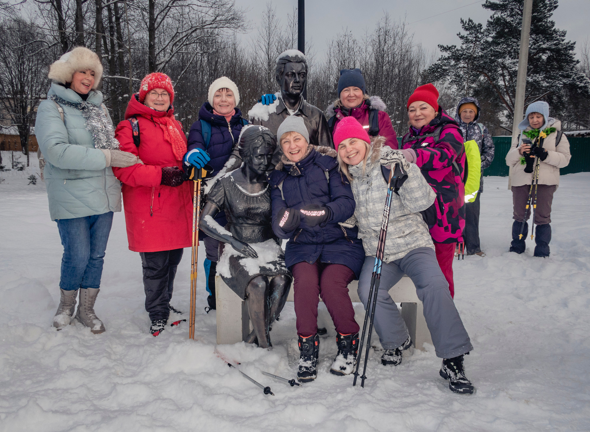 В Токсово к зубрам. Фото из походов и путешествий клуба скандинавской ходьбы Пойдем Ходить