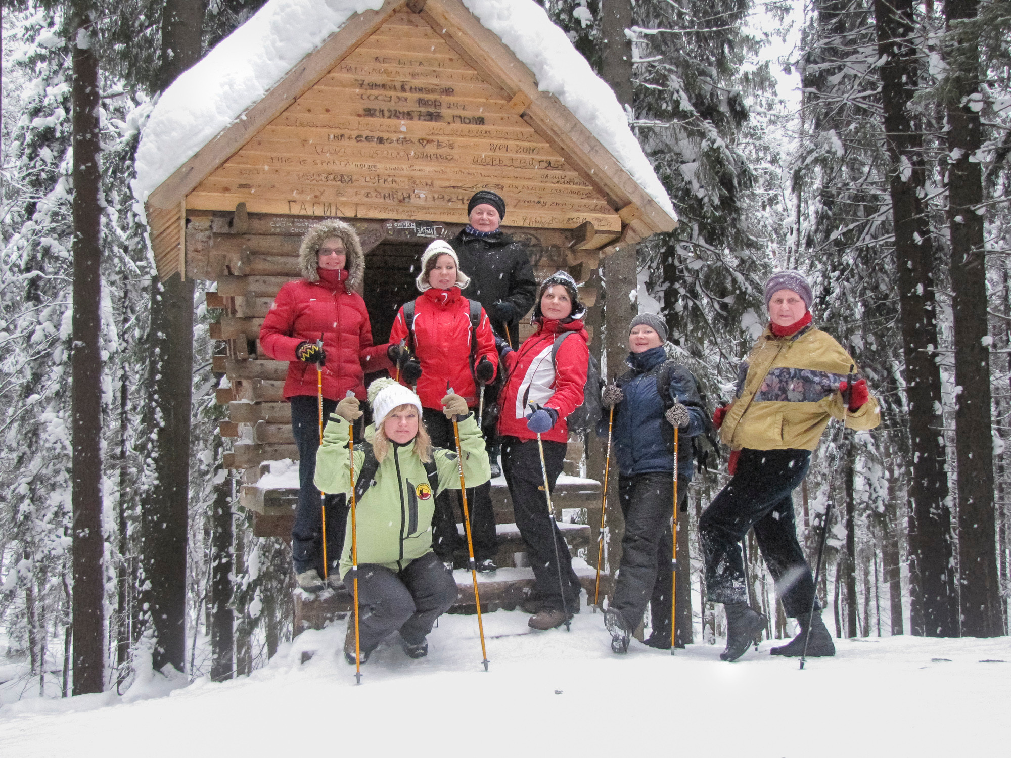 В Токсово к зубрам. Фото из походов и путешествий клуба скандинавской ходьбы Пойдем Ходить