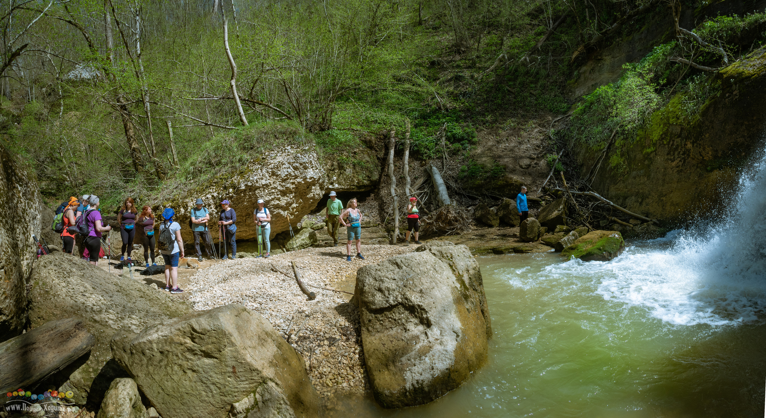 Адыгея — страна водопадов. Фото из походов и путешествий клуба скандинавской ходьбы Пойдем Ходить