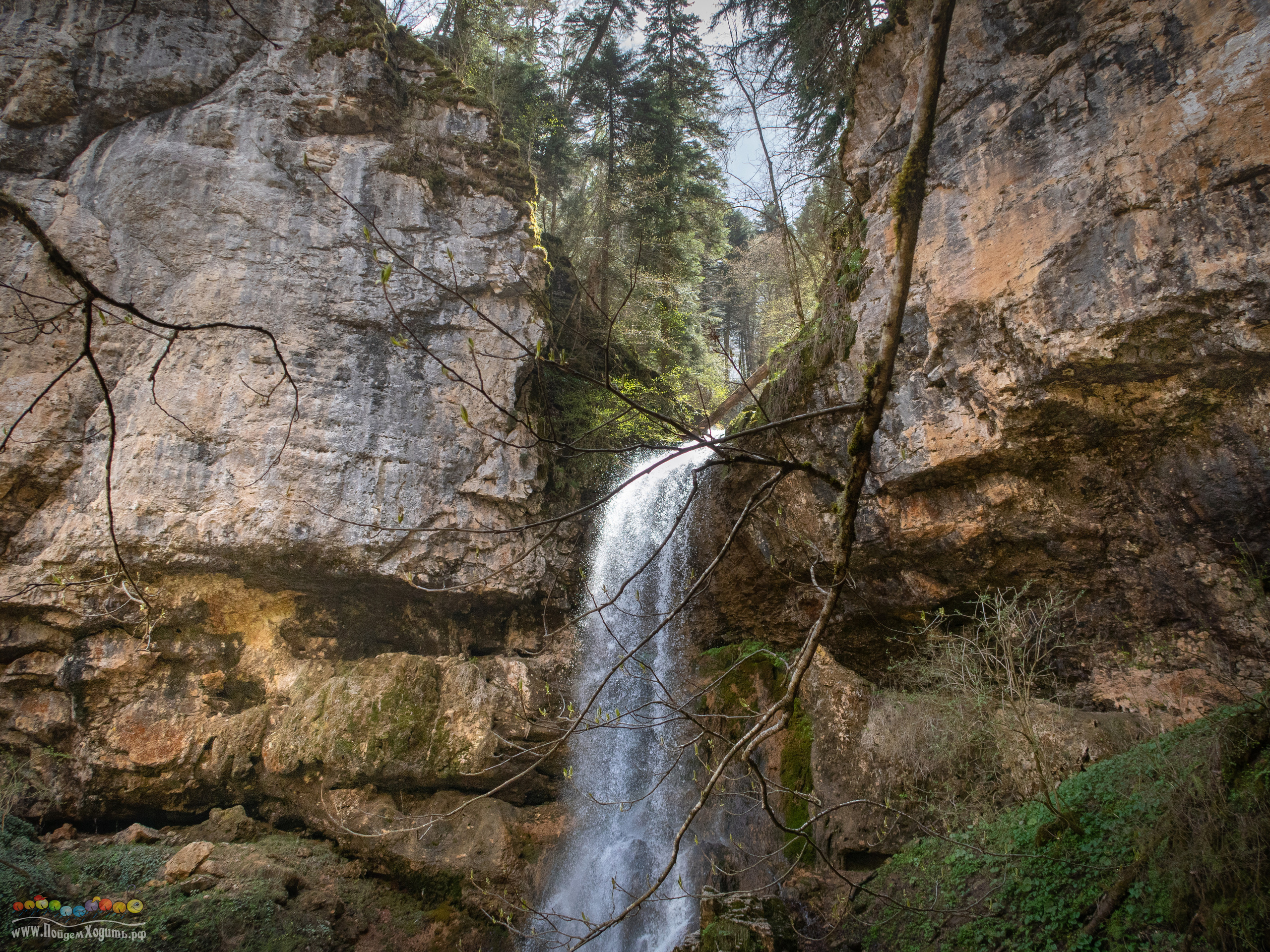 Адыгея — страна водопадов. Фото из походов и путешествий клуба скандинавской ходьбы Пойдем Ходить