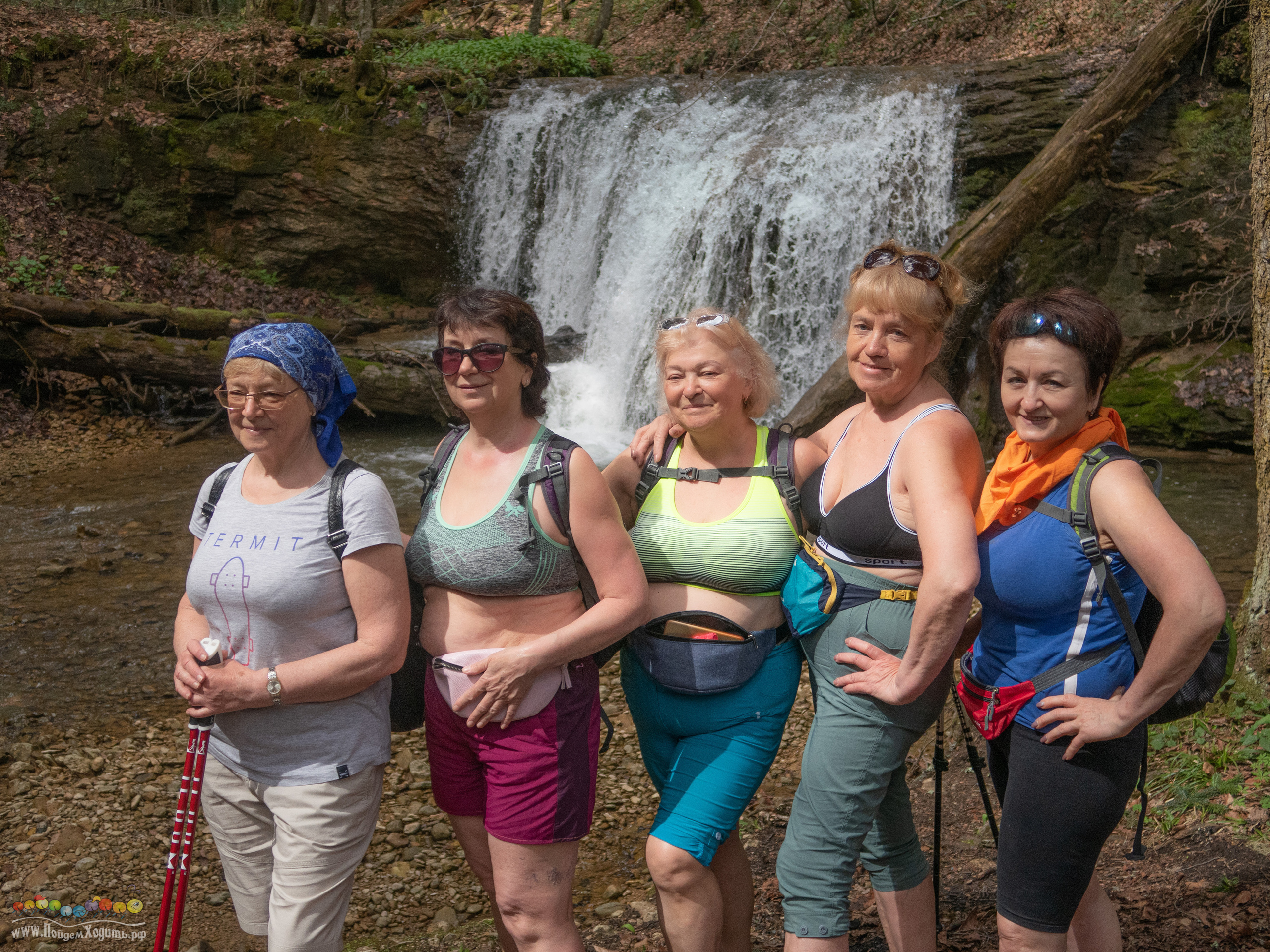 Адыгея — страна водопадов. Фото из походов и путешествий клуба скандинавской ходьбы Пойдем Ходить