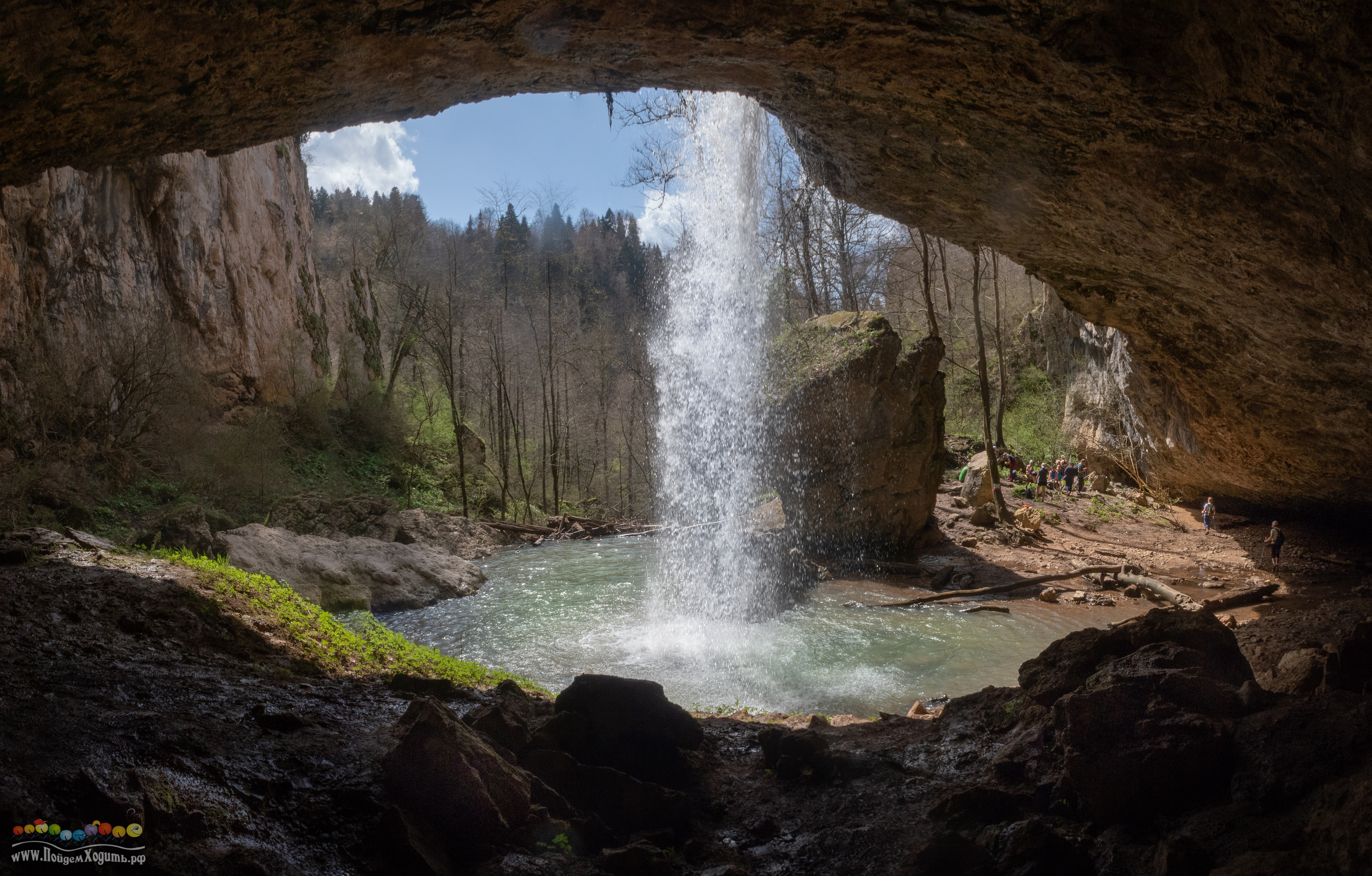 Адыгея — страна водопадов. Фото из походов и путешествий клуба скандинавской ходьбы Пойдем Ходить