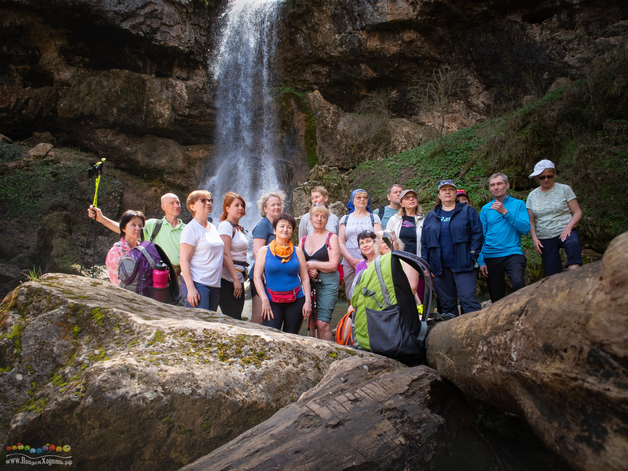 Адыгея — страна водопадов. Фото из походов и путешествий клуба скандинавской ходьбы Пойдем Ходить