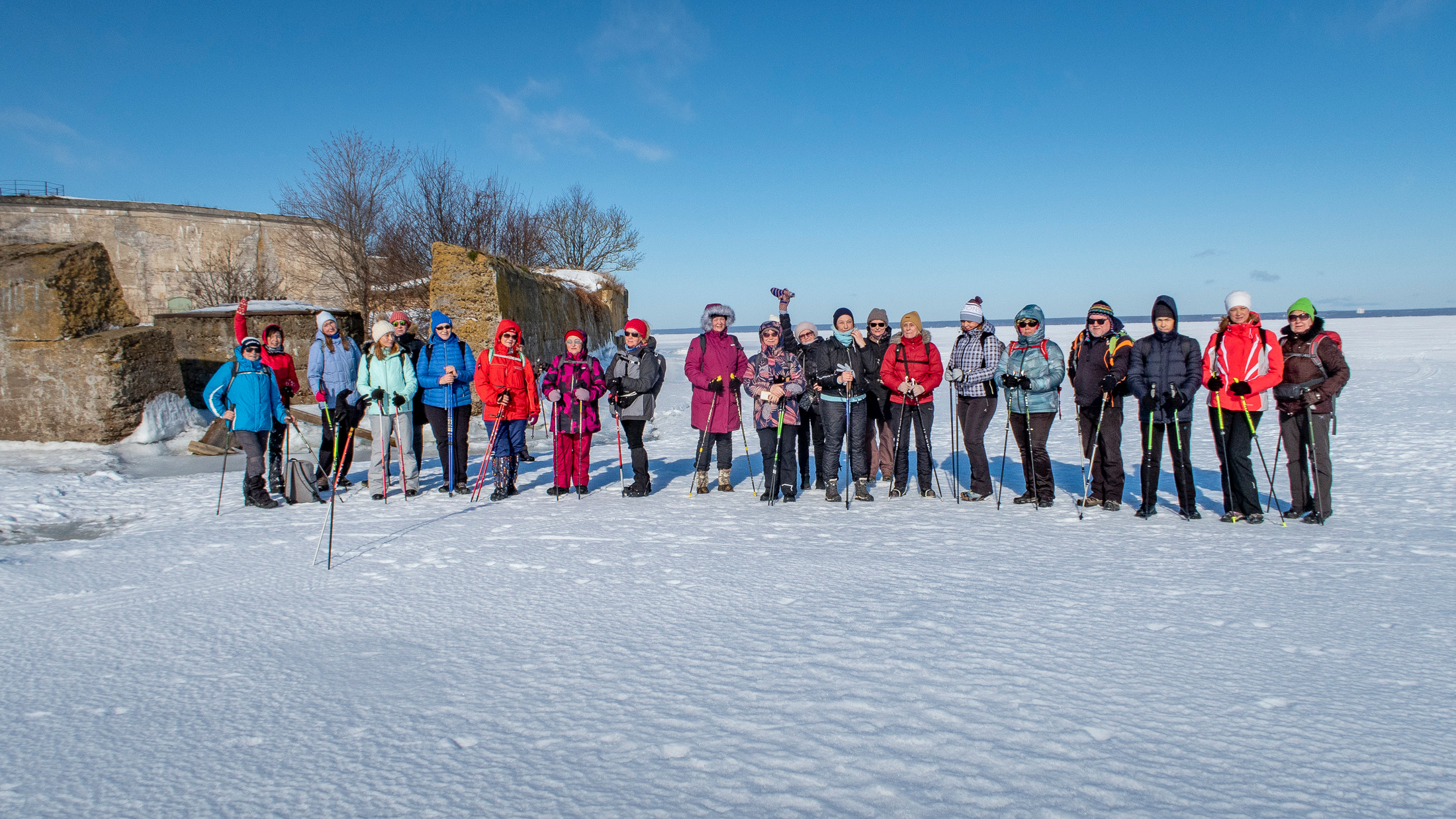 Форт Тотлебен. Фото из походов и путешествий клуба скандинавской ходьбы Пойдем Ходить