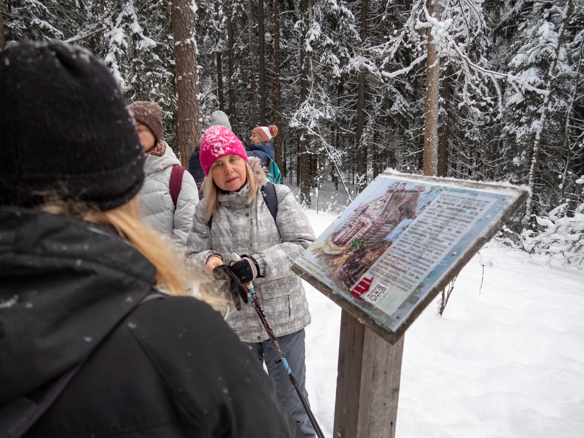 В Токсово к зубрам. Фото из походов и путешествий клуба скандинавской ходьбы Пойдем Ходить