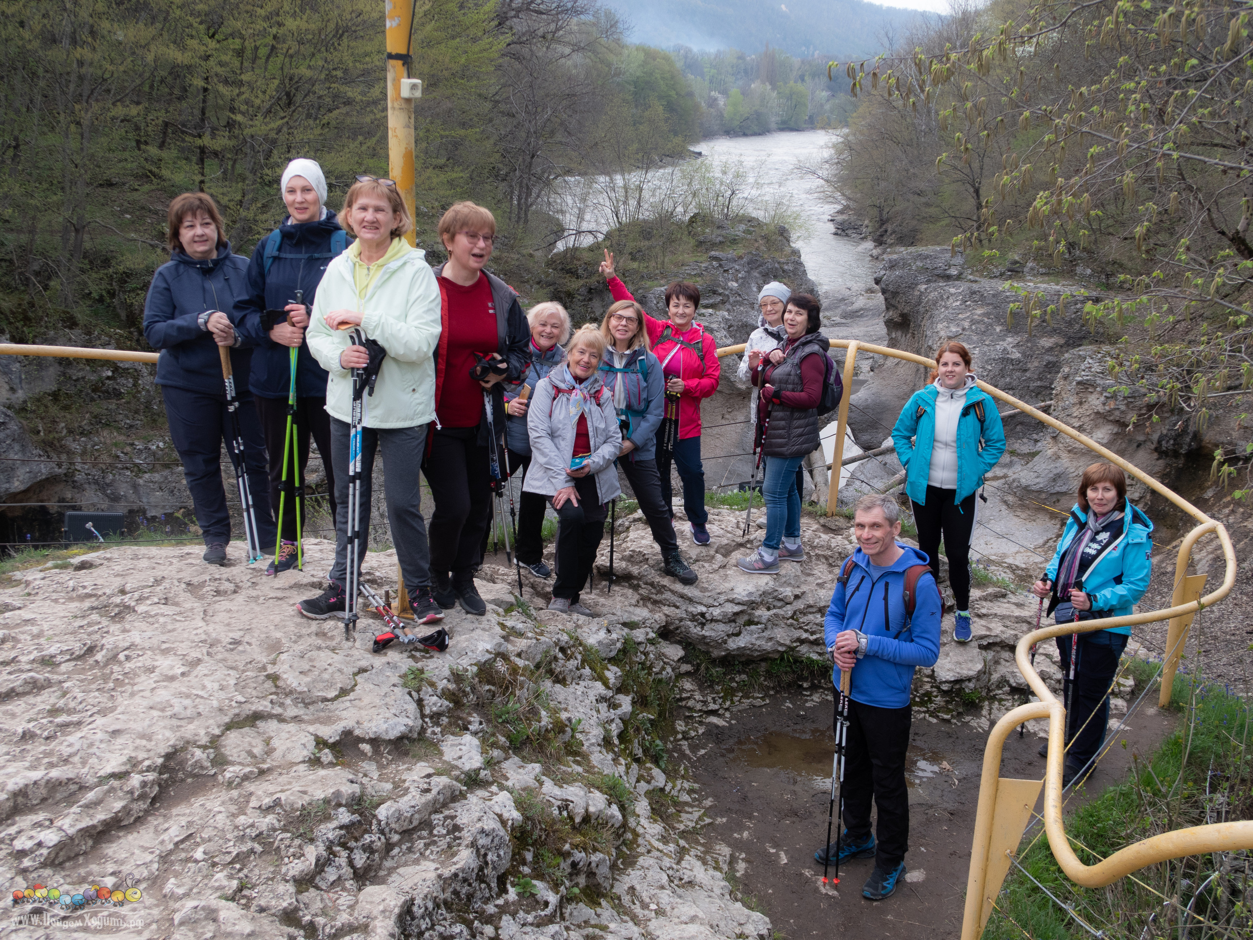 Адыгея — страна водопадов. Фото из походов и путешествий клуба скандинавской ходьбы Пойдем Ходить