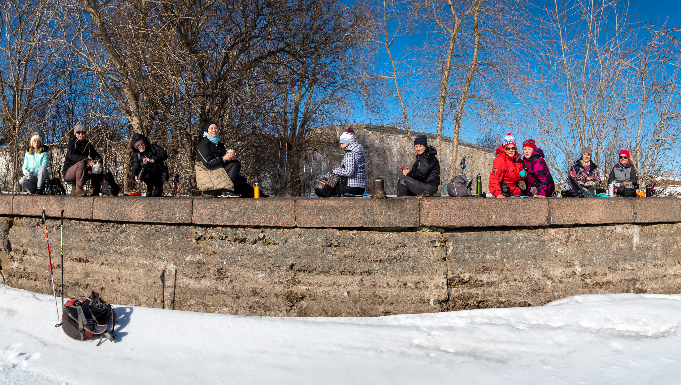 Форт Тотлебен. Фото из походов и путешествий клуба скандинавской ходьбы Пойдем Ходить