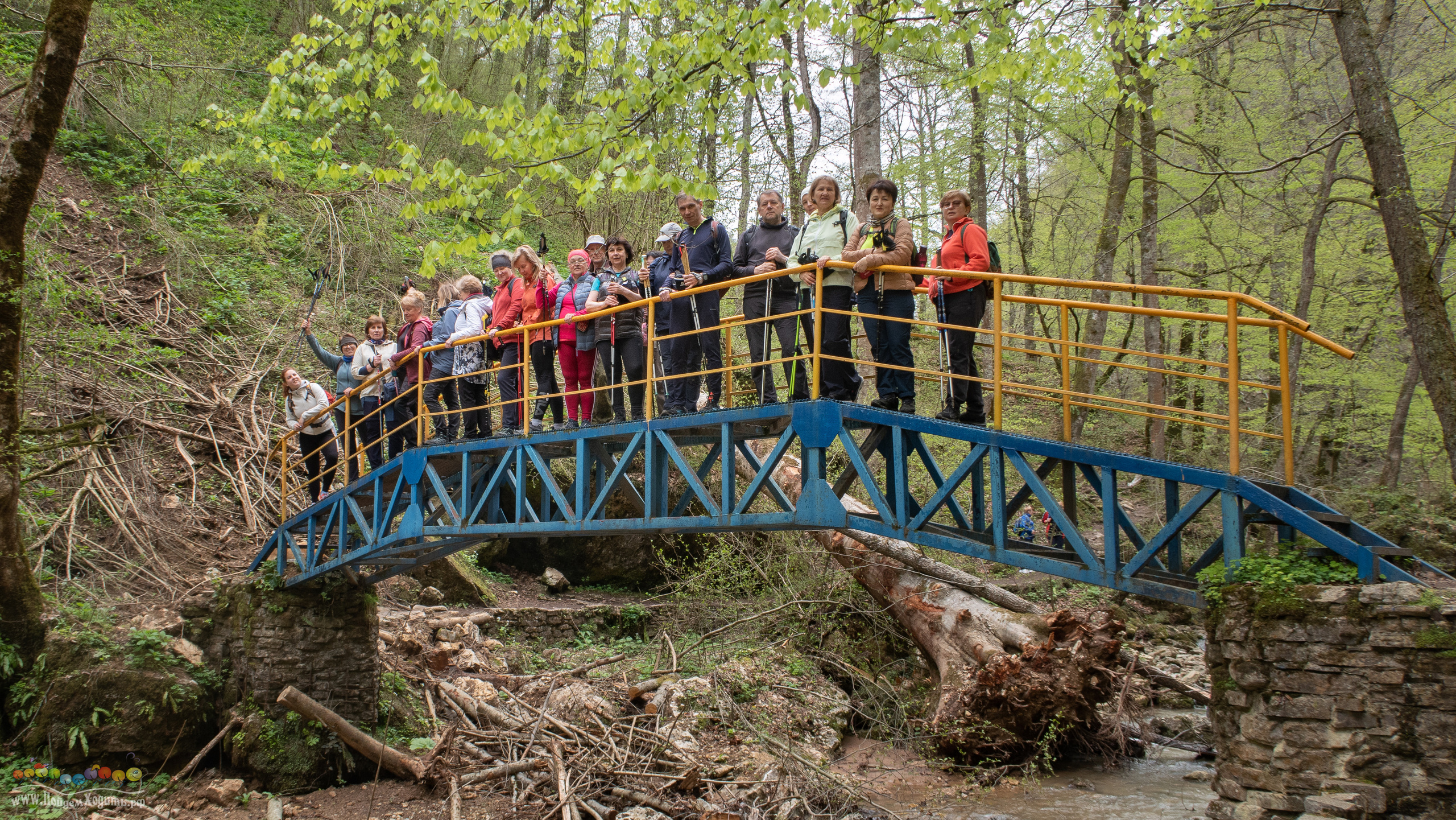 Адыгея — страна водопадов. Фото из походов и путешествий клуба скандинавской ходьбы Пойдем Ходить