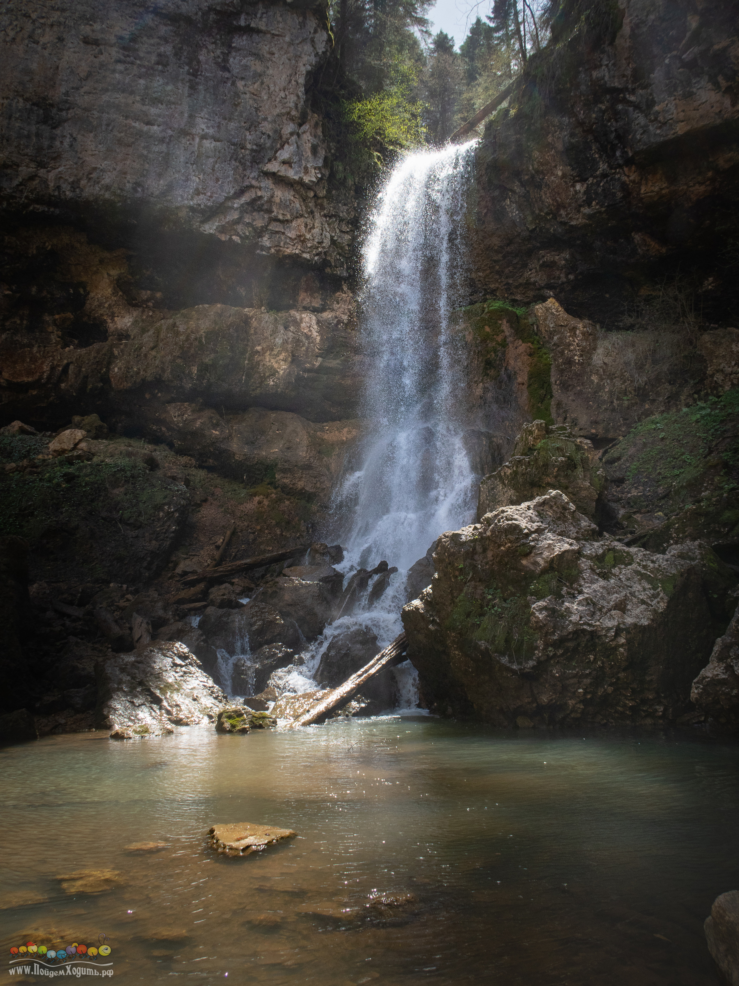Адыгея — страна водопадов. Фото из походов и путешествий клуба скандинавской ходьбы Пойдем Ходить